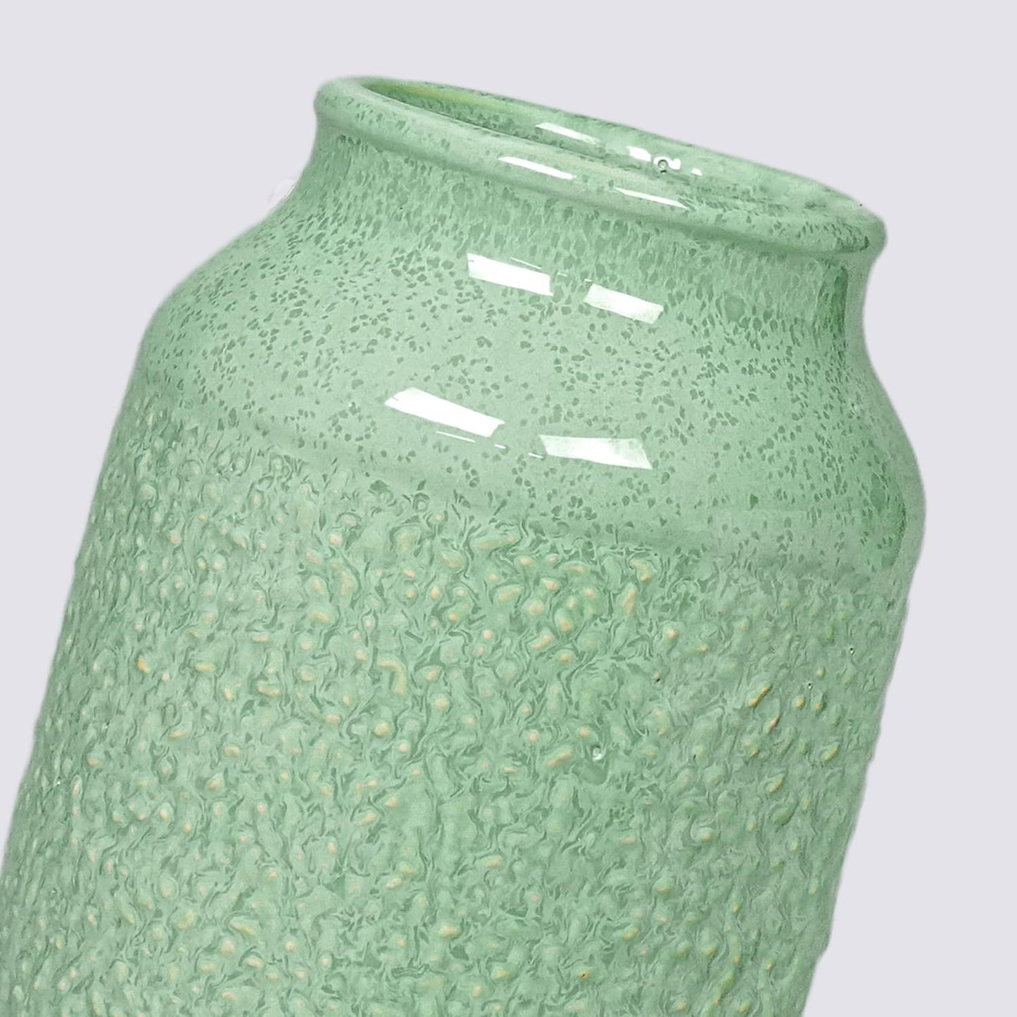 Ceramic Vase / Modern Green Flower Vases / Celadon Green / 9 Inch