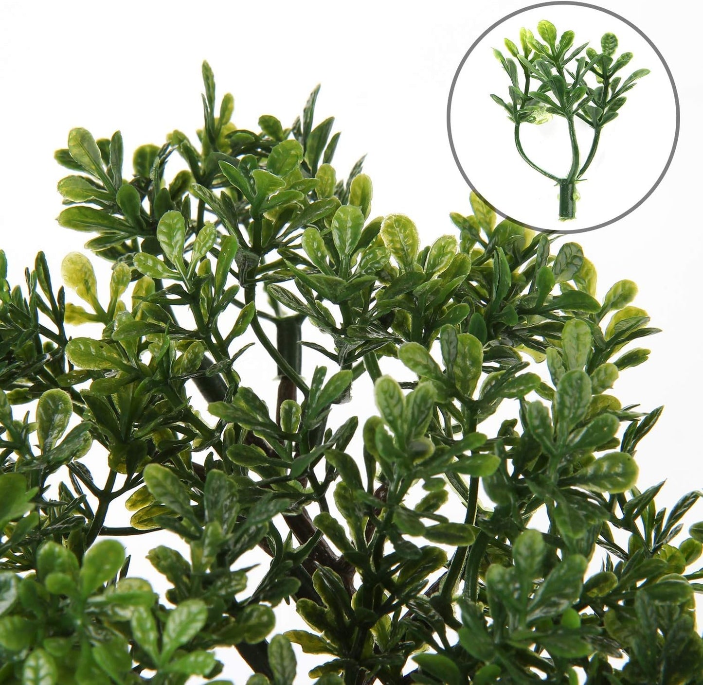 Artificial Bonsai Tree Juniper Faux Plants Indoor Small Fake Plants Decor / 6" Ficus