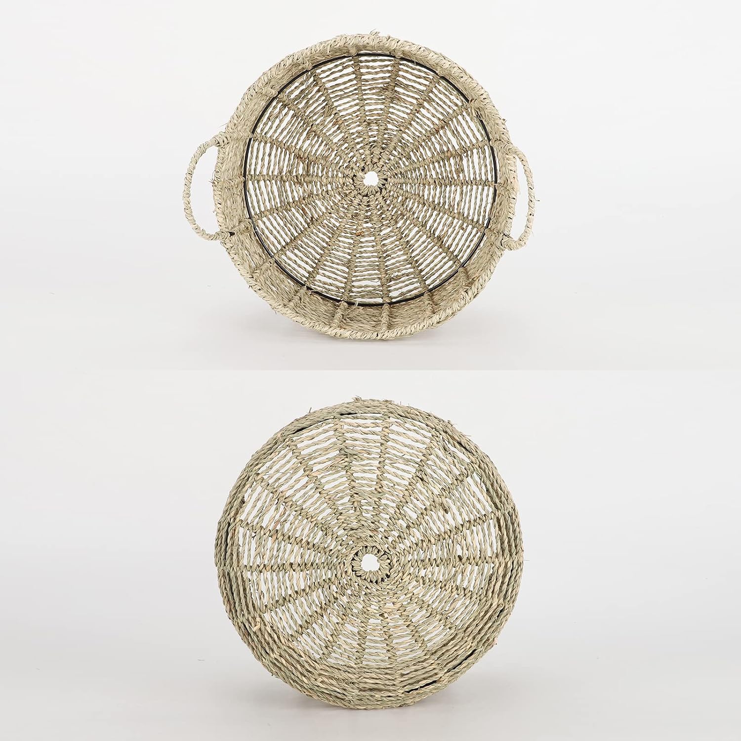 Handwoven Wicker Basket / 12.01"dx5.51"h / 12.01 Inch