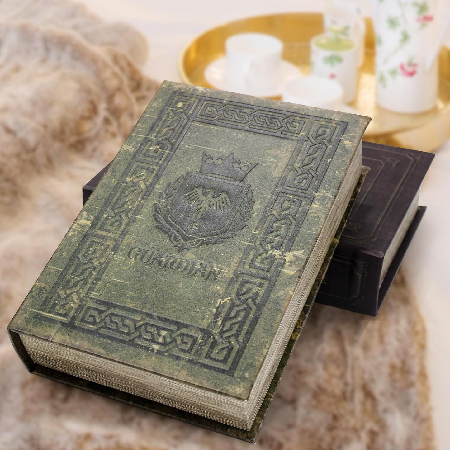 Vintage Guardian Book Safe / Green