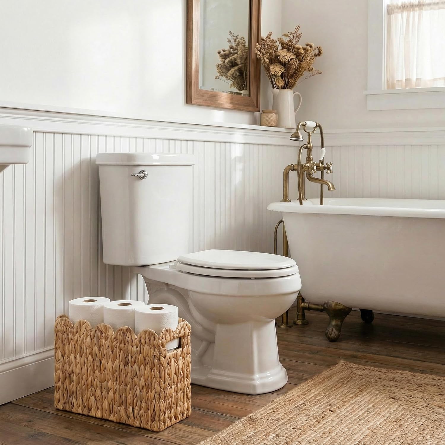 Magazine Wicker Basket / Natural