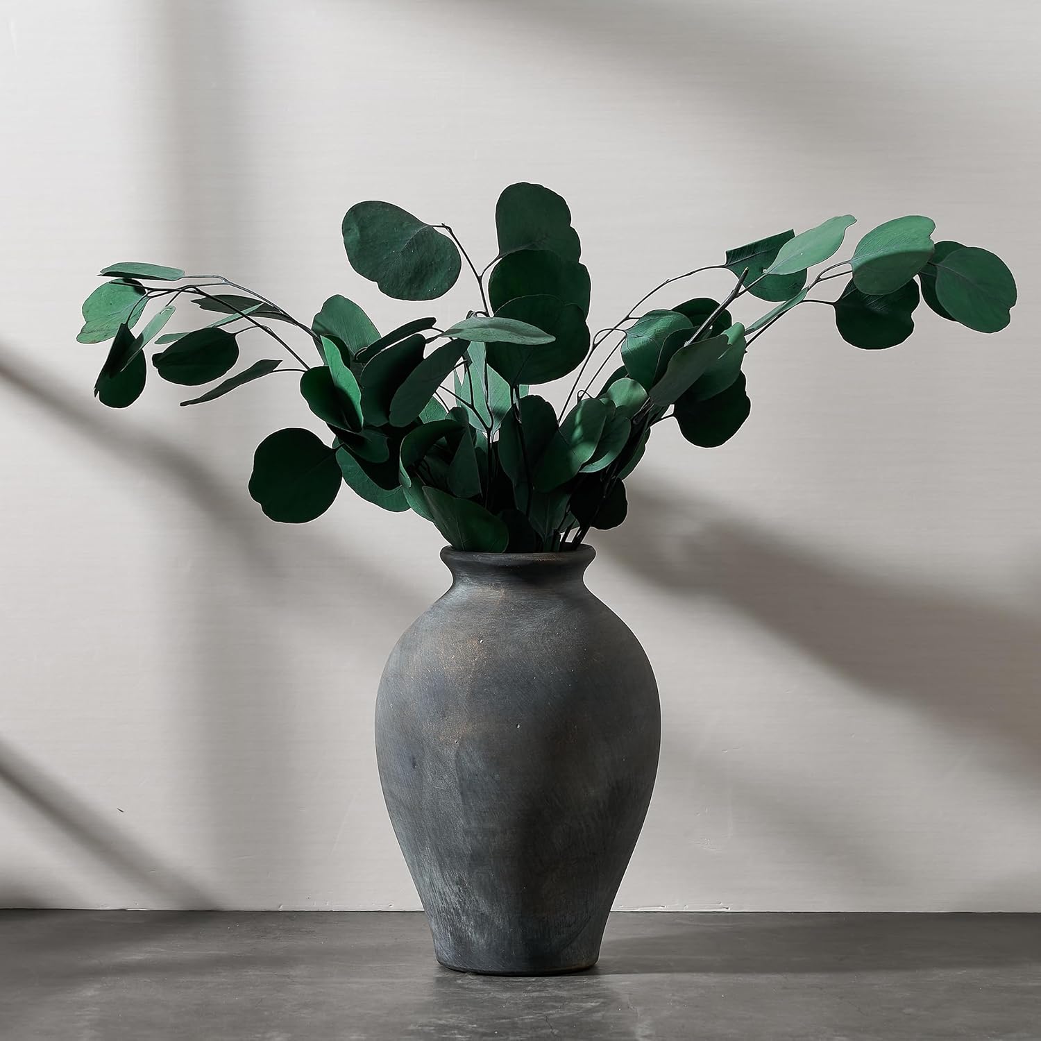 Ceramic Vintage Flower Vase / 1009-bronze / 9 Inch