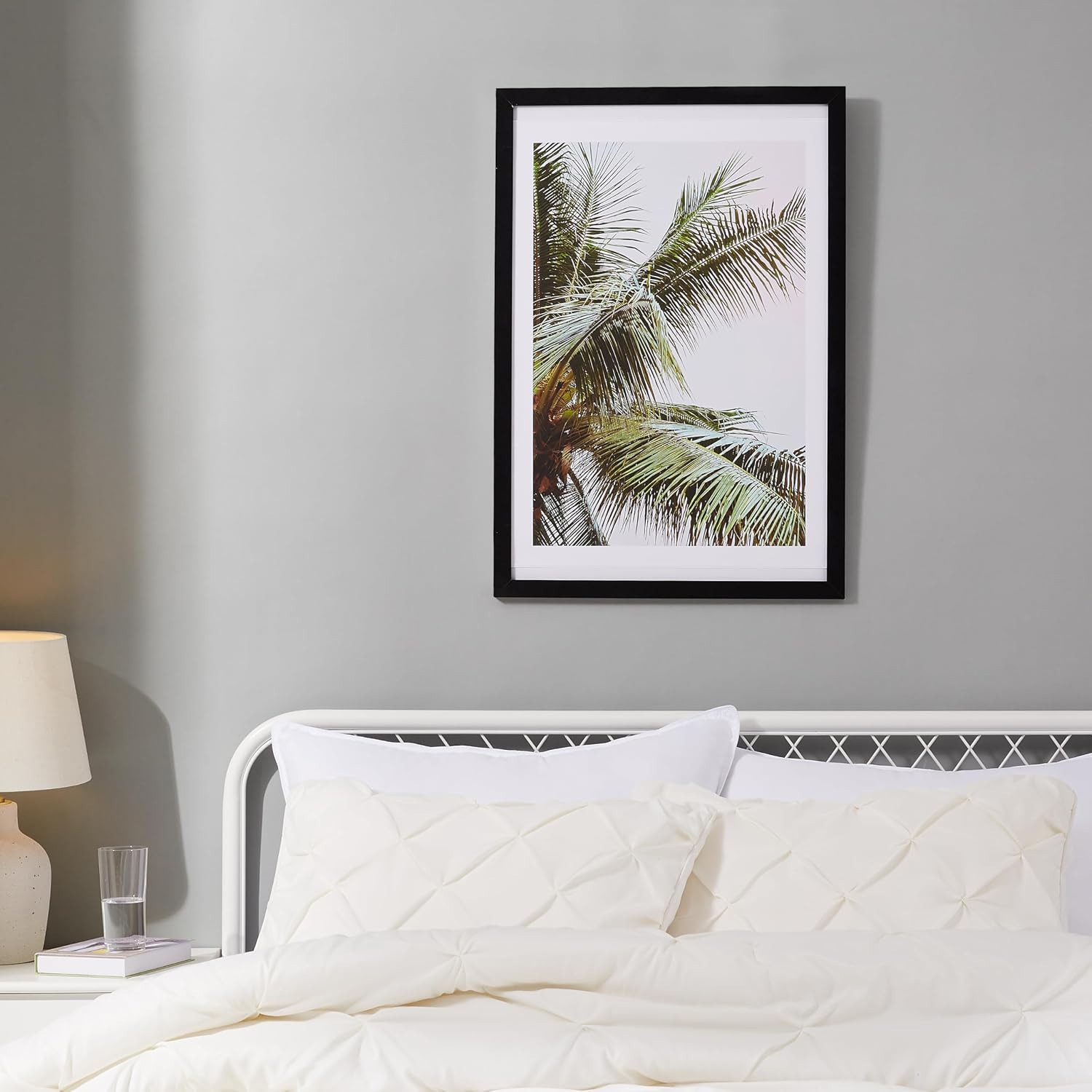 Amazon Basics Rectangular Wood Poster Frame, 20" x 30", Black