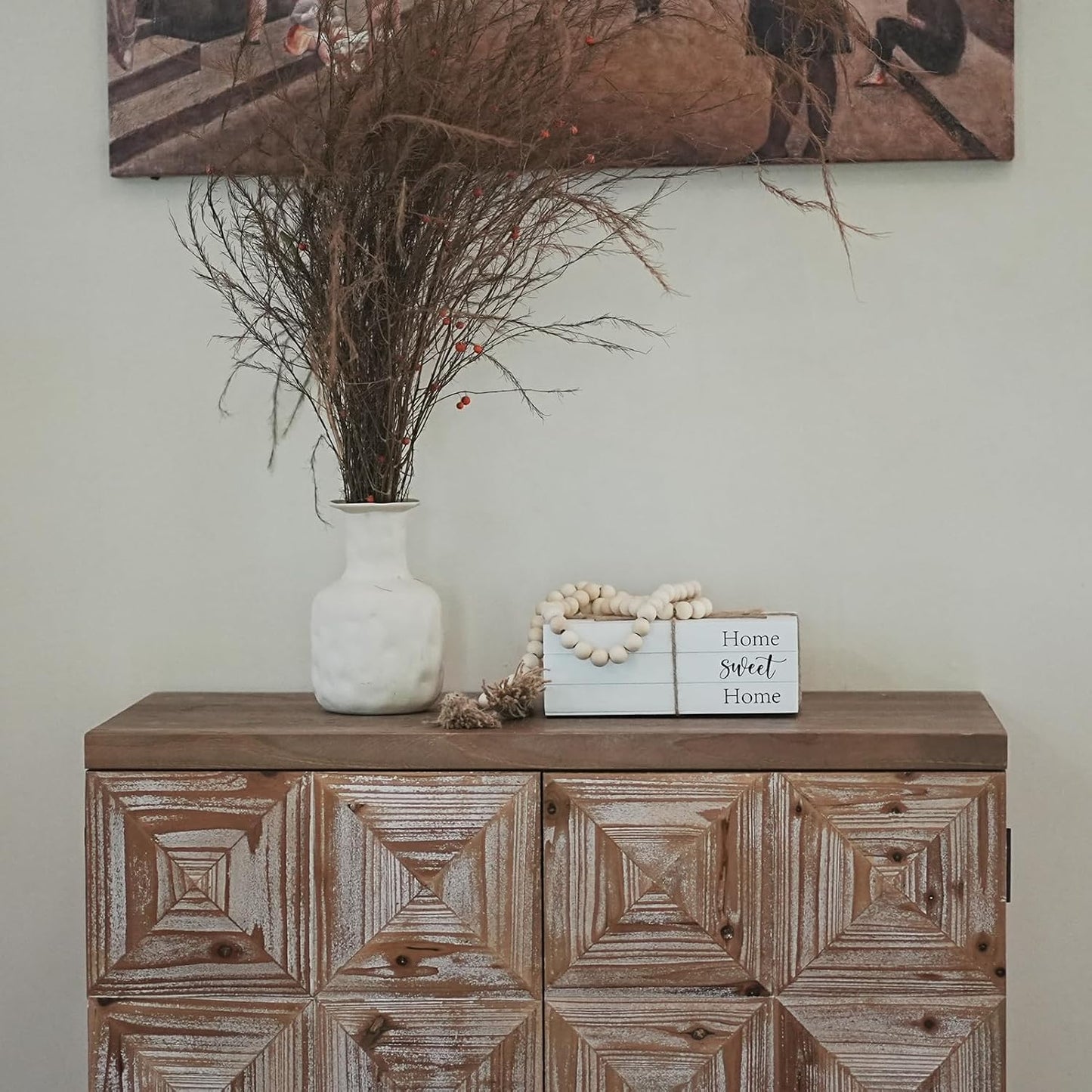 Wooden Faux Book for Decoration / Home Sweet Home