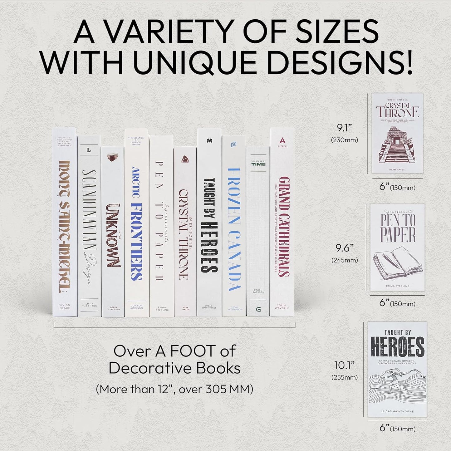10 Book Set / White / 10 Books