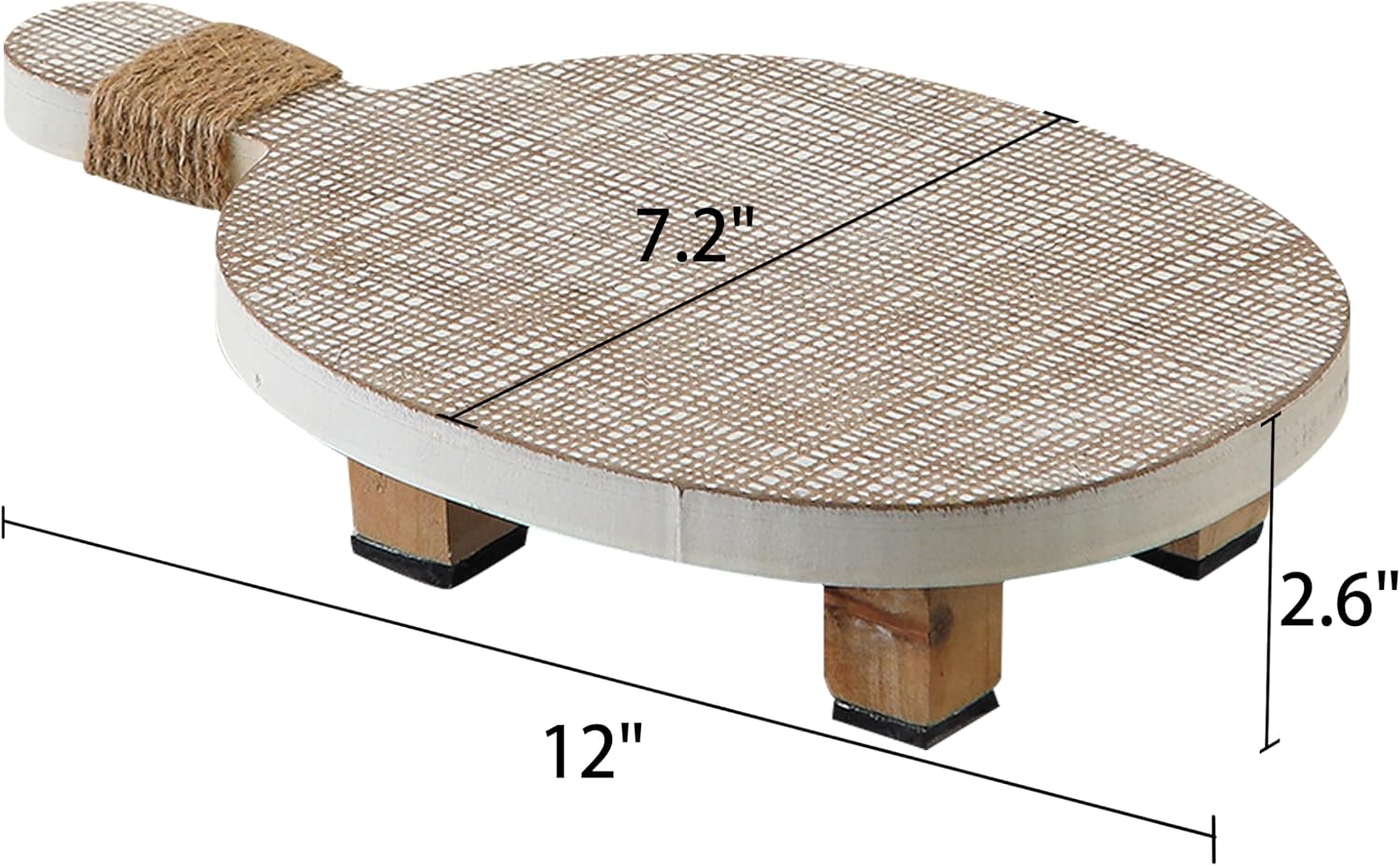 Decorative Wood Pedestal Stand / Brown