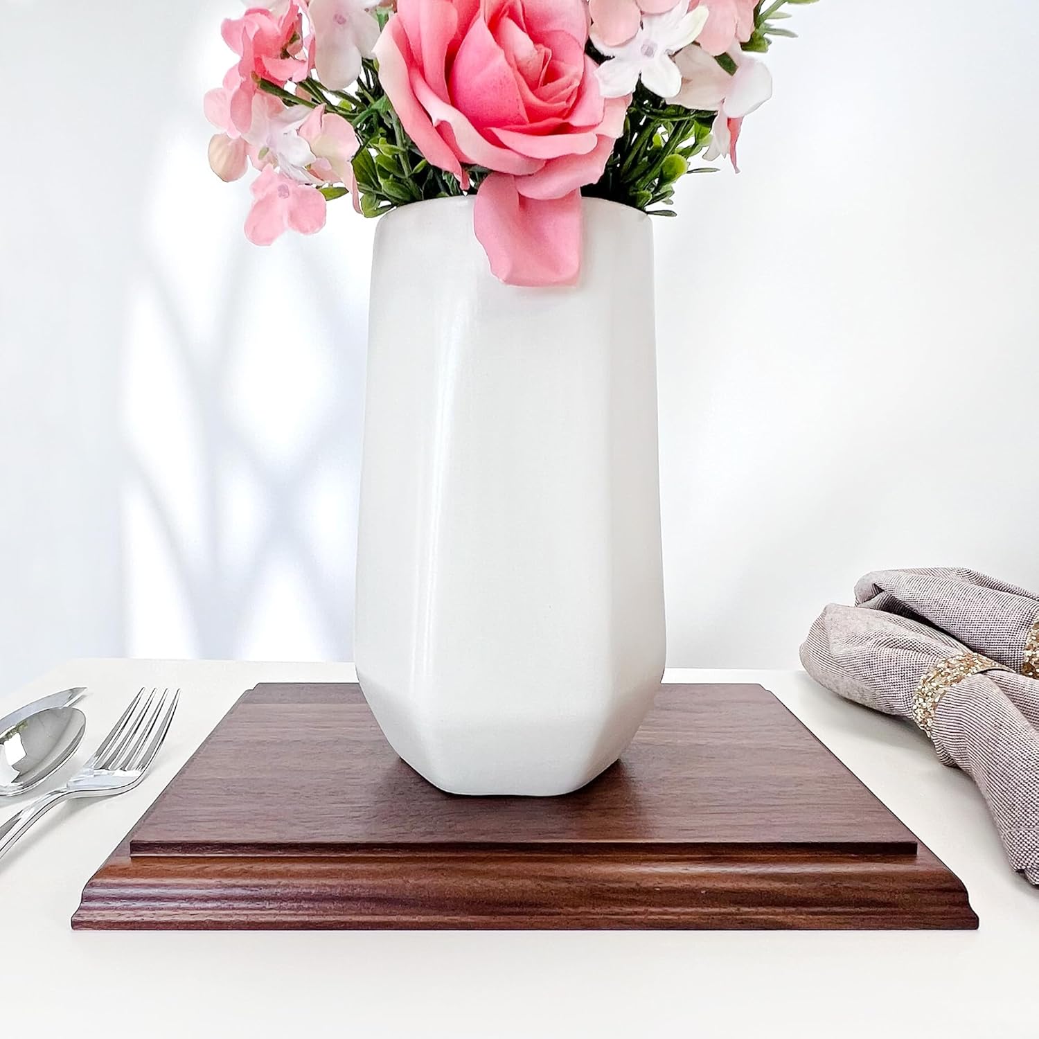 Solid Walnut Rectangular Wood Display Base / 10 x 7 / 0.75