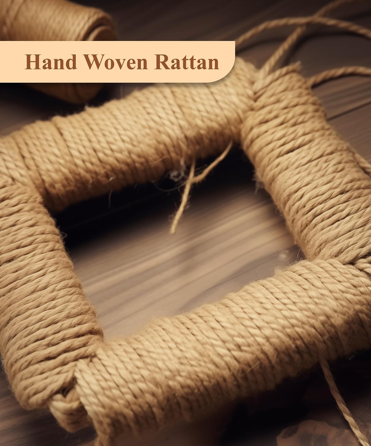 Boho Picture Frame / 5 x 7 / Boho Paperrattan / Natural