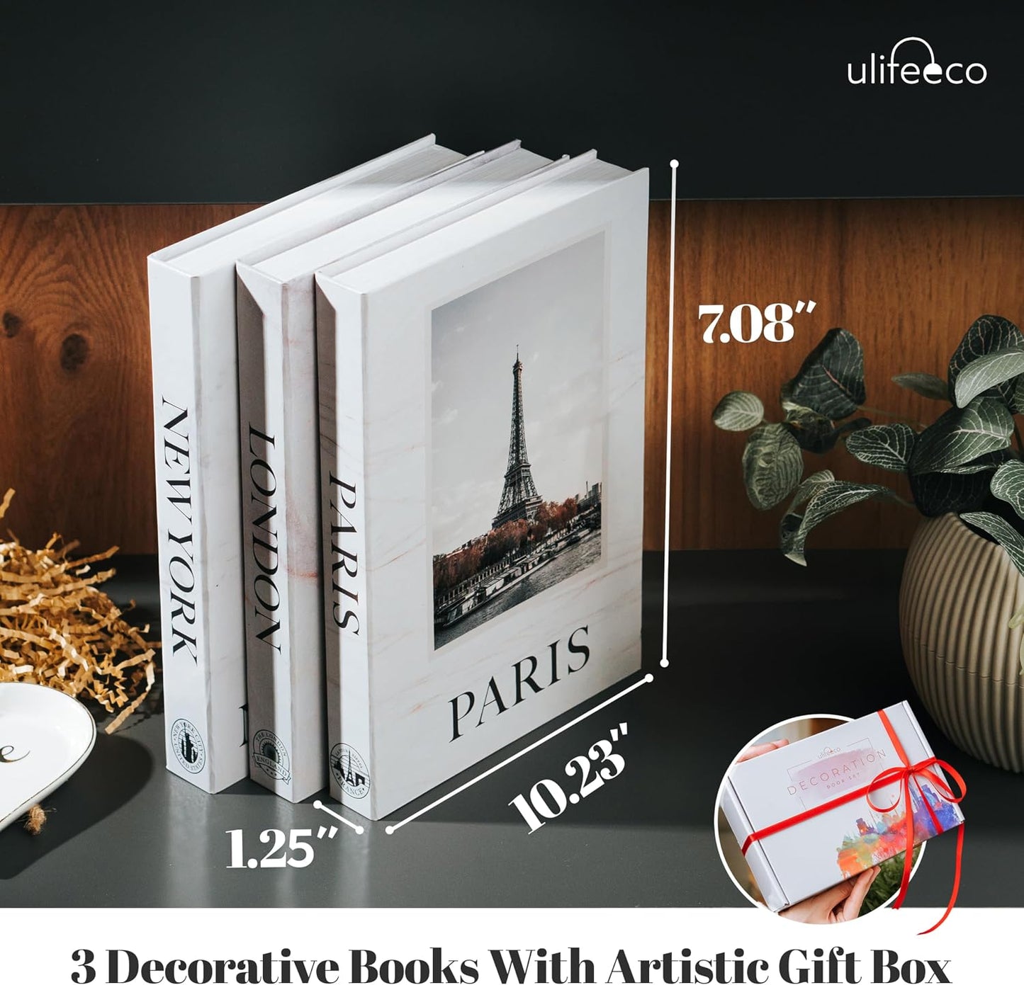 Faux Books / Decorative Books / Set of 3
