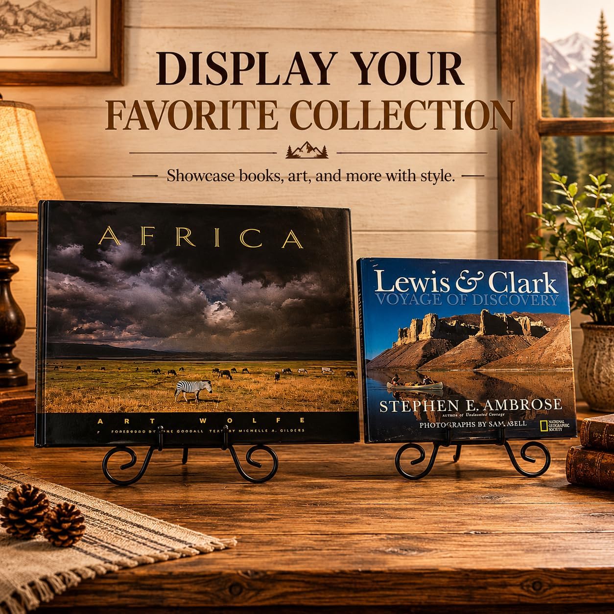 Frames and Books. / Set of 9