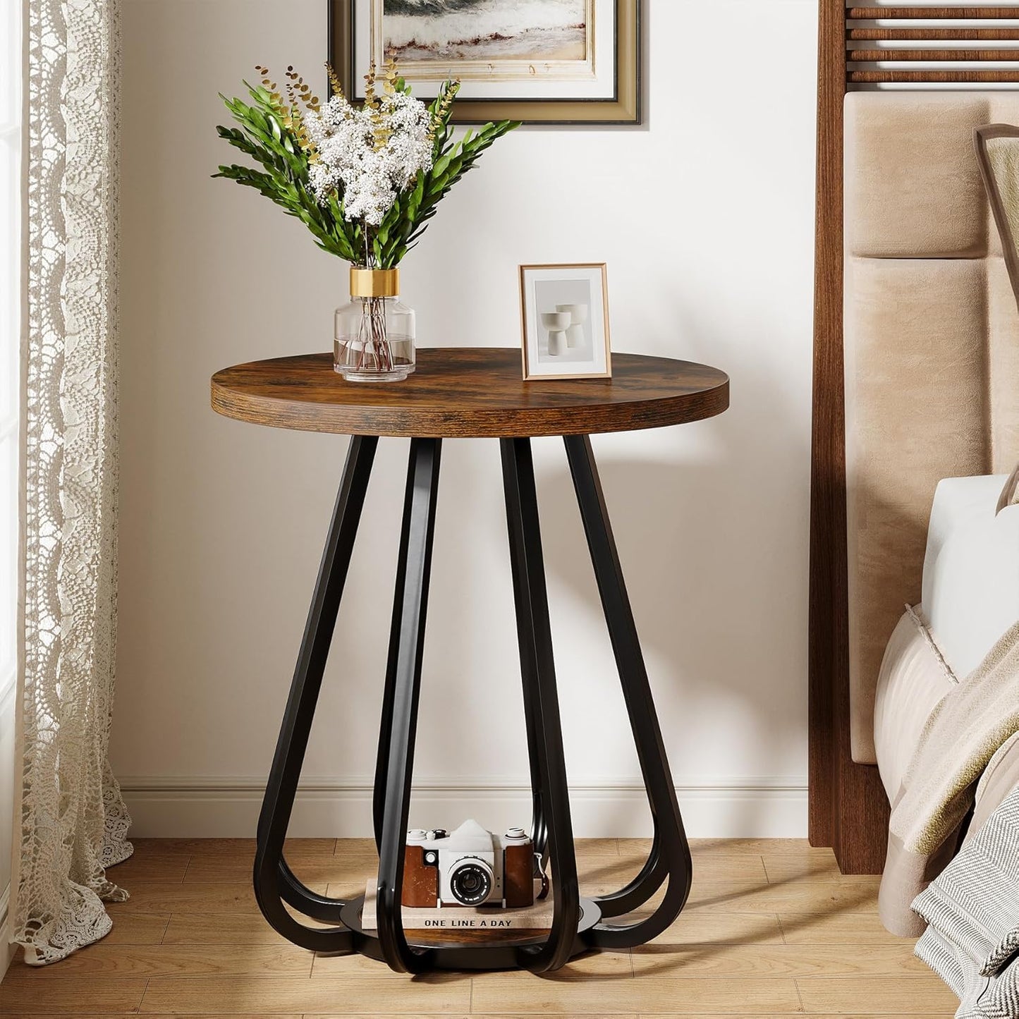 Metal Frame and Lower Shelf