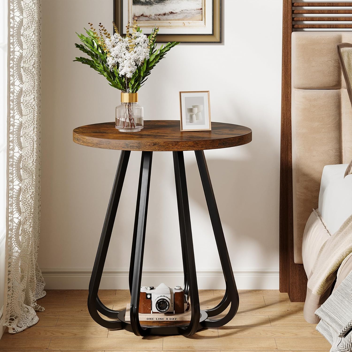Metal Frame and Lower Shelf