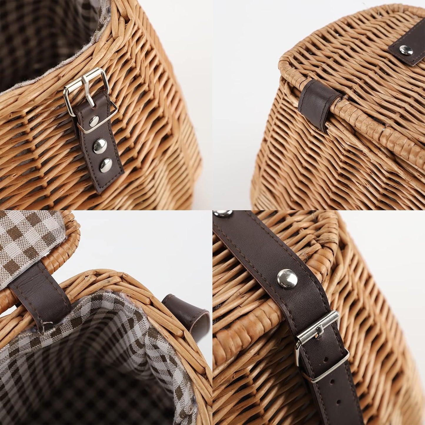 Wicker Picnic Basket / Fishing Creel Basket