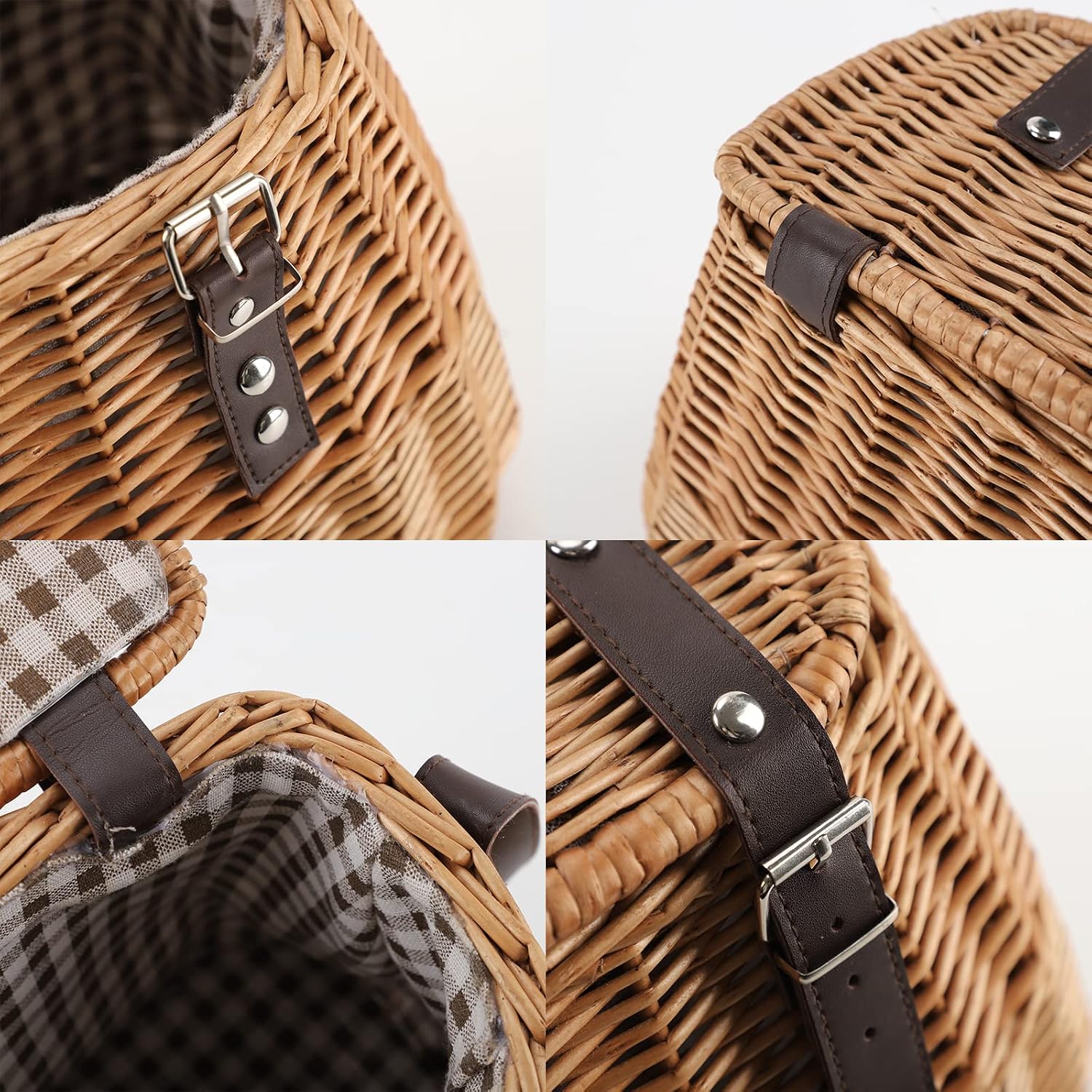 Wicker Picnic Basket / Fishing Creel Basket