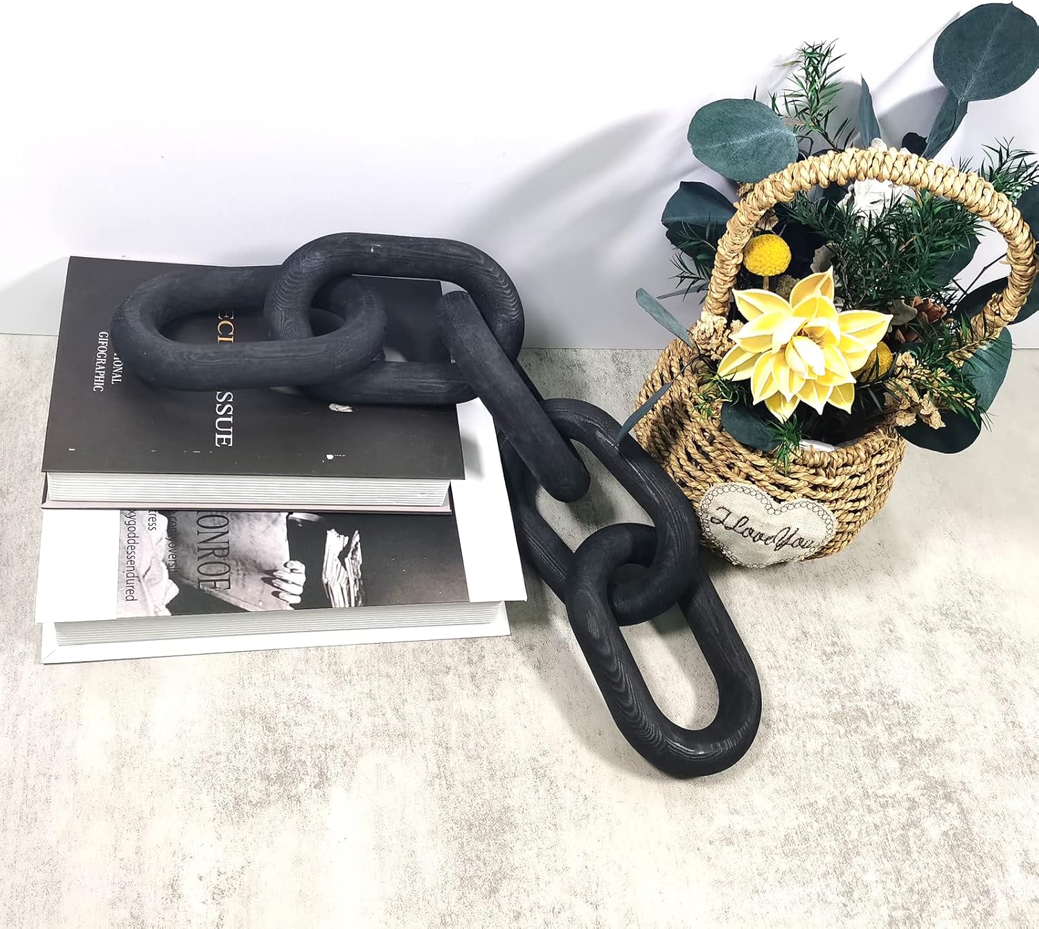 Decor Wood Knot / 5-ring Black
