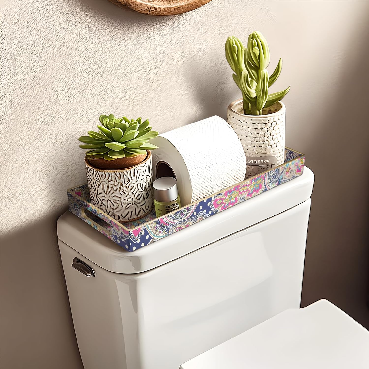 Decorative Trays / Plastic Vanity Tray / Bohemian-2