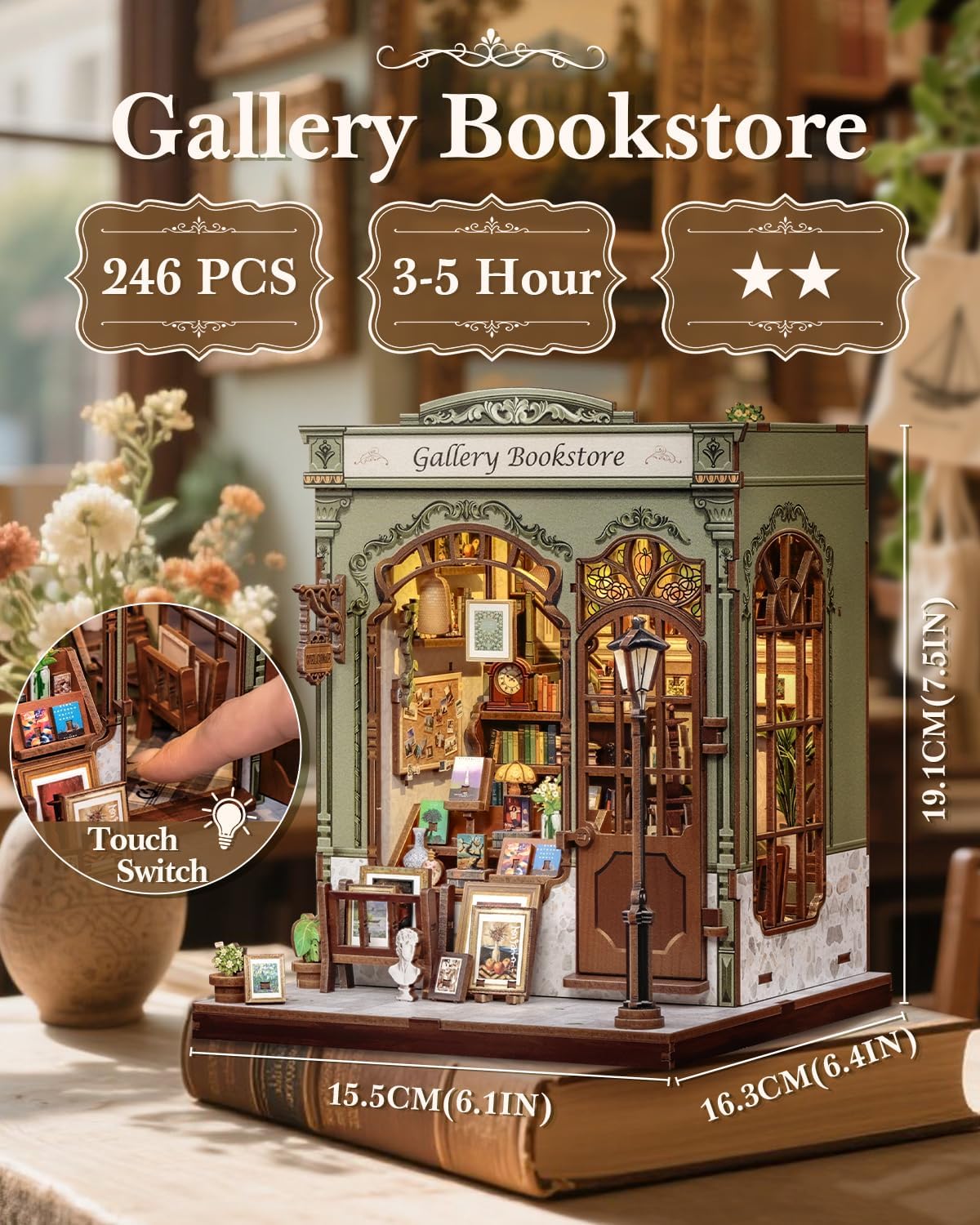 Book Nook Kit / Gallery Bookstore