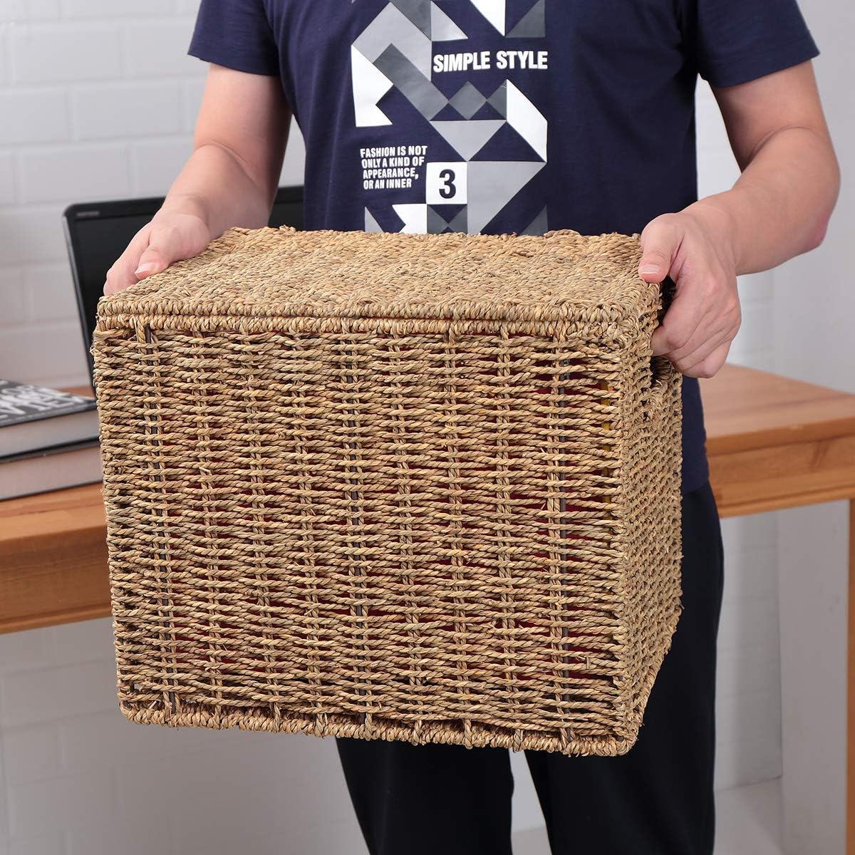Seagrass File Filing Cabinet File Box Organizer