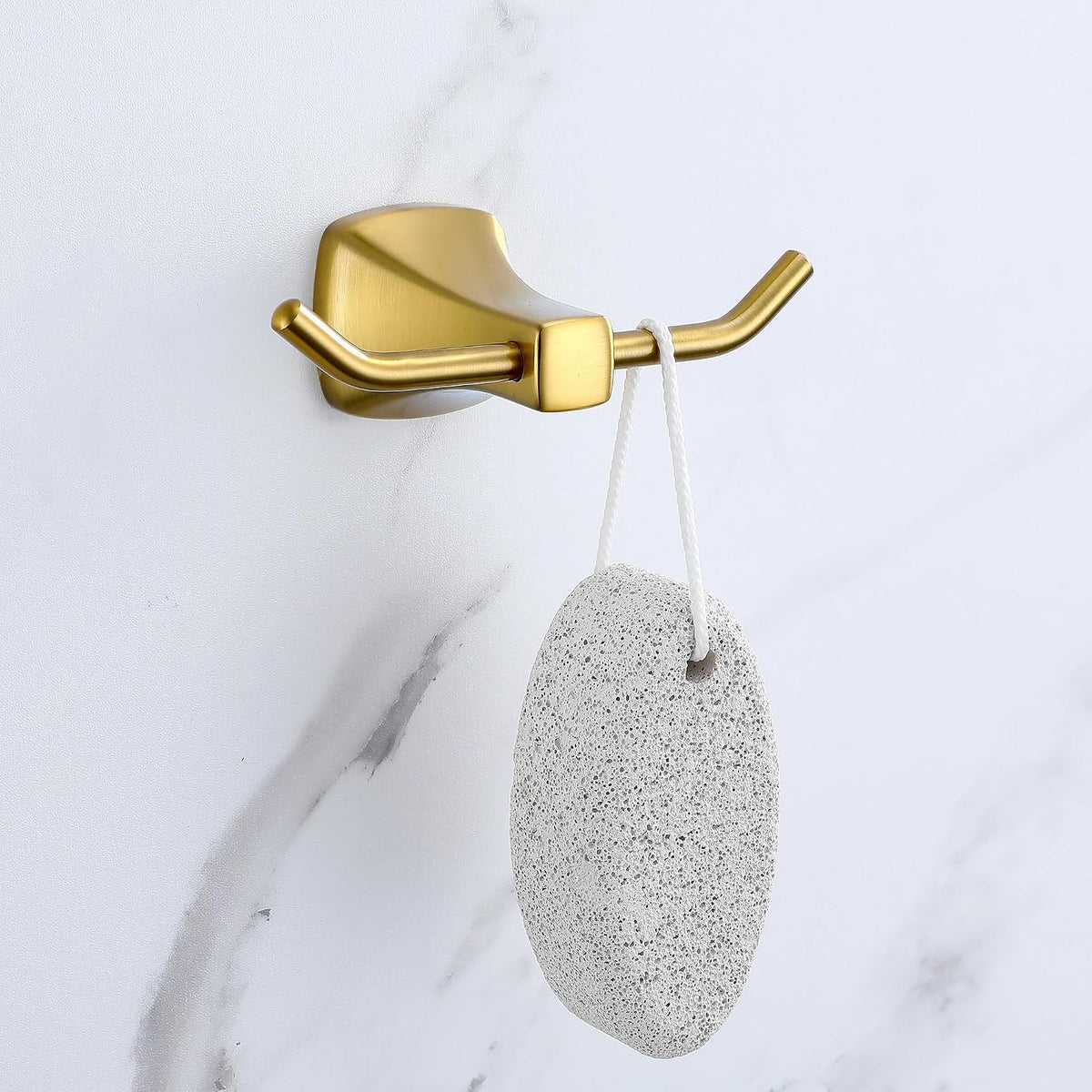 Brushed Gold Bathroom Hardware Set 4 Piece Gold Bathroom Accessories Set, 23.6 inch Bath Towel Bar Set | Towel Hook