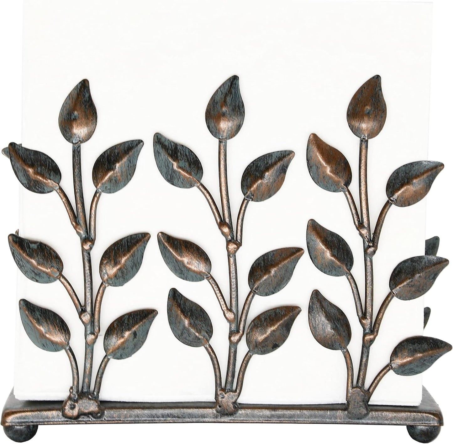 Antique Metal Cooper Green Napkin Holder / W Cooper Green / One Size
