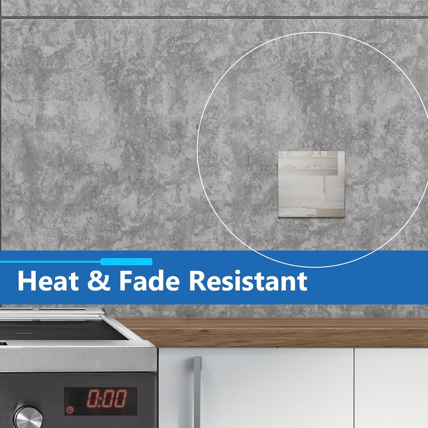 LIDER Double Blank Screwless Metal-Surface Wall Plate, Stainless Steel | Mid-Size 2-Gang 4.88” X 4.92”, Temperature And