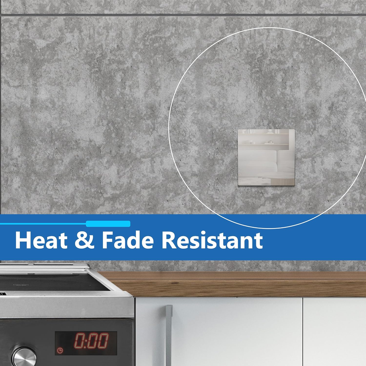LIDER Double Blank Screwless Metal-Surface Wall Plate, Stainless Steel | Mid-Size 2-Gang 4.88” X 4.92”, Temperature And