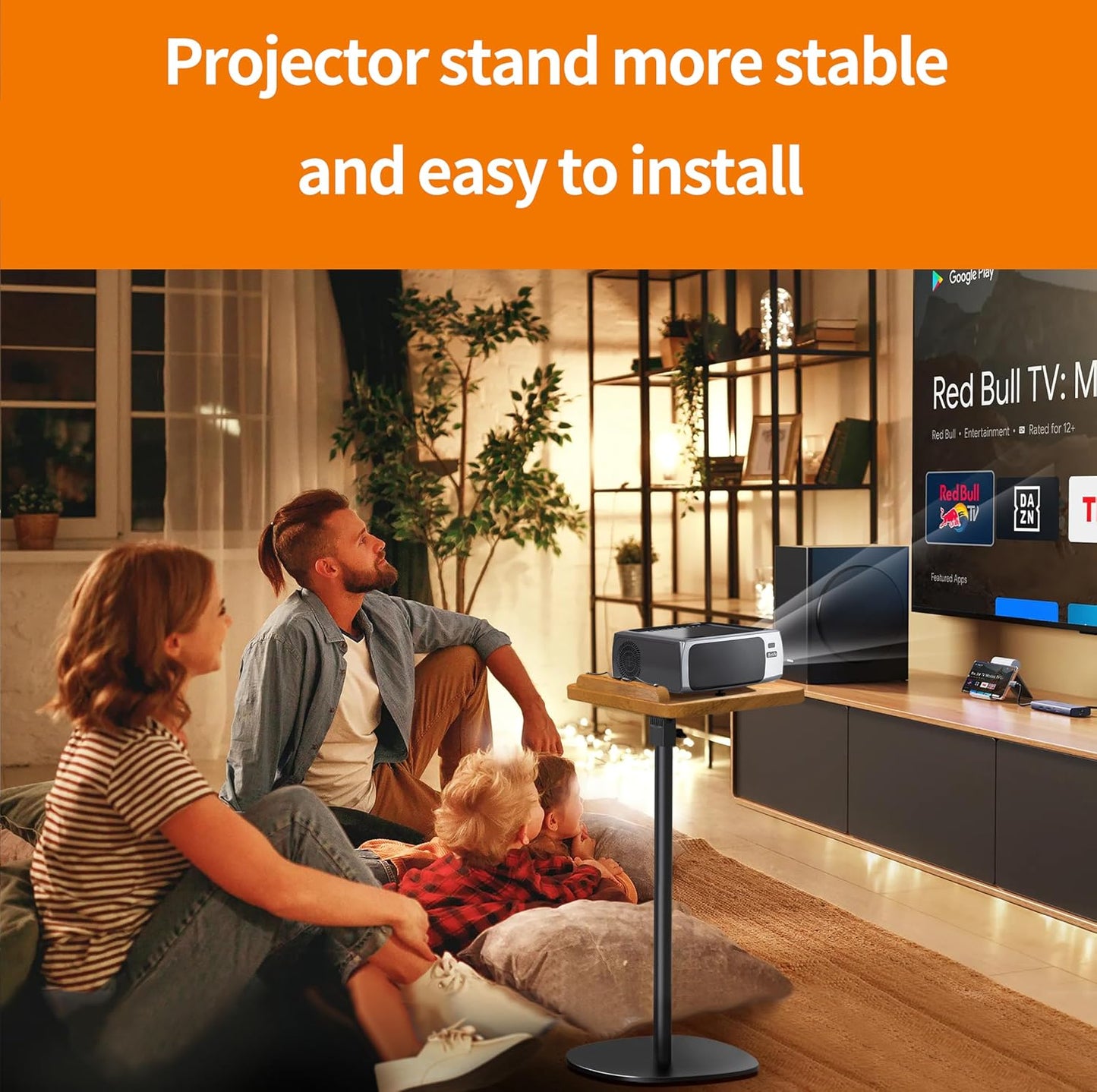 NAMON 2-in-1 Dual-use Floor & Desktop Book Stand, 100% Solid Wood, Height Adjustable from 16.5" to 51", Floor Reading