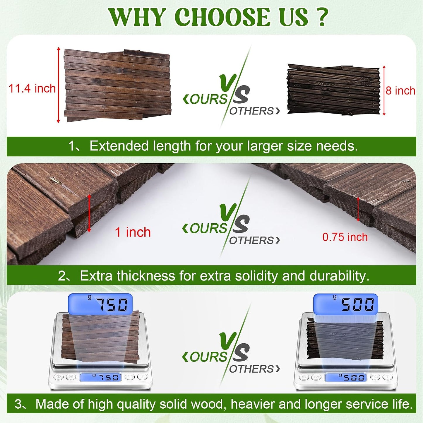 Wood Lattice Fence Panels for Outside 13.4"x78.8" Expandable Natural Wooden Wall Trellis Board Decorative Lattice