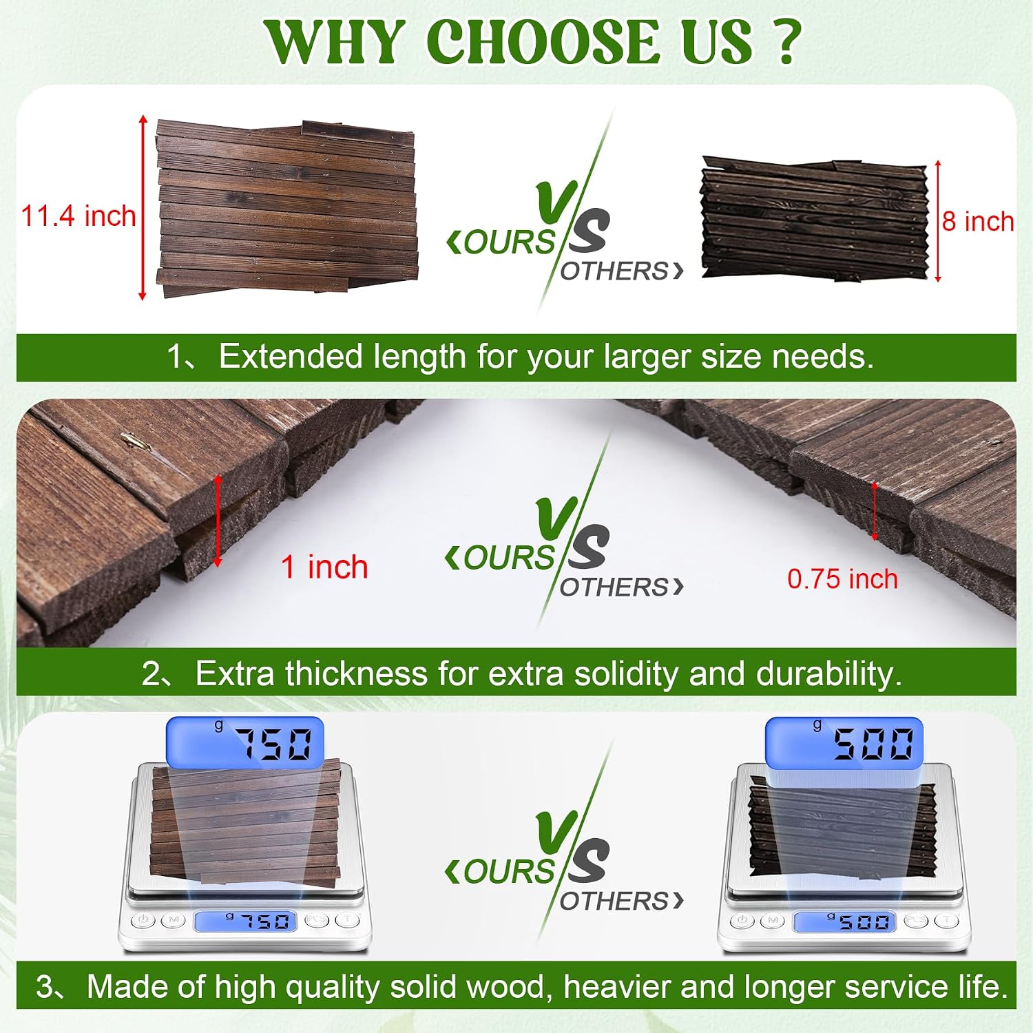 Wood Lattice Fence Panels for Outside 13.4"x78.8" Expandable Natural Wooden Wall Trellis Board Decorative Lattice