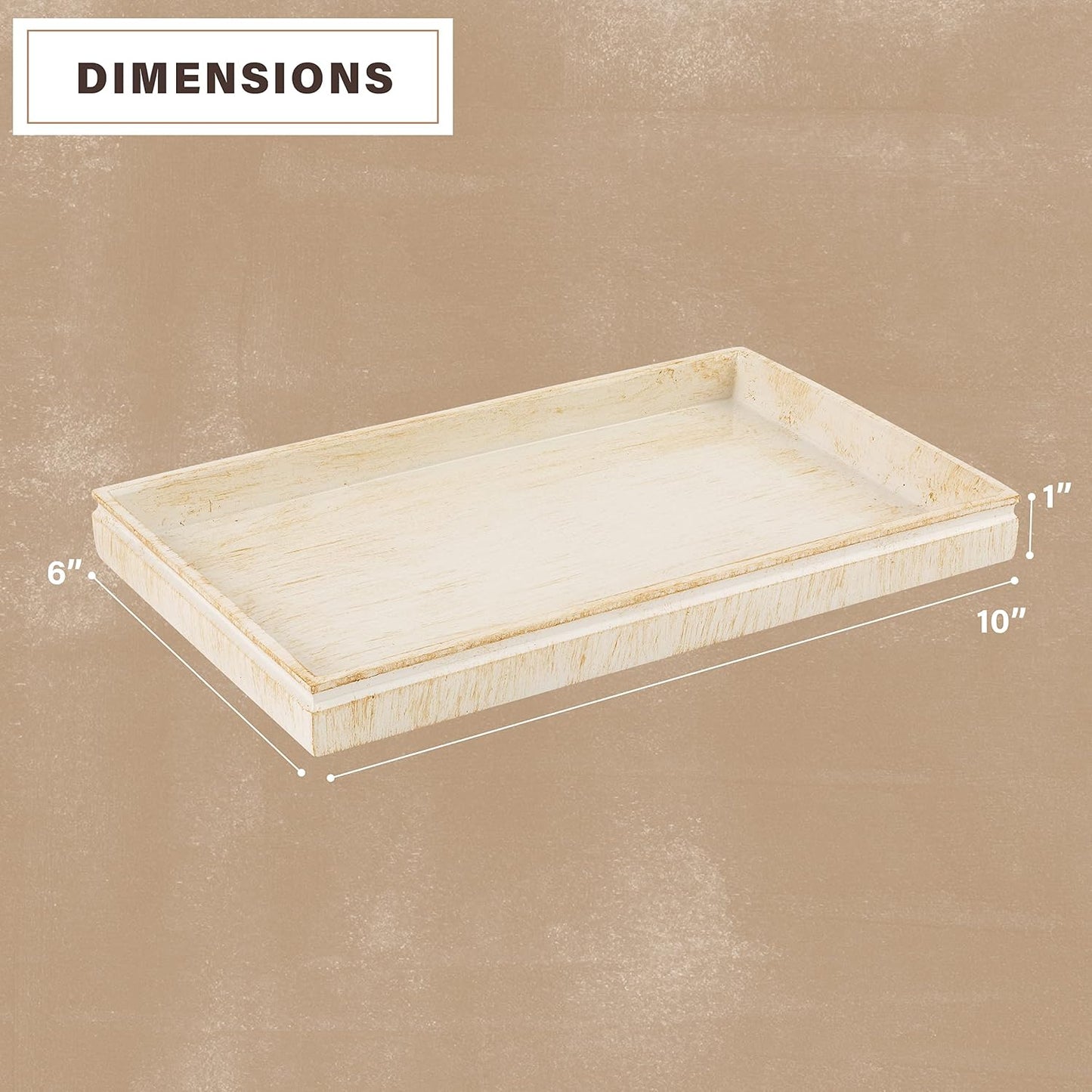 Decor Tray / Decorative Coffee Table Tray / Rustic Luxe