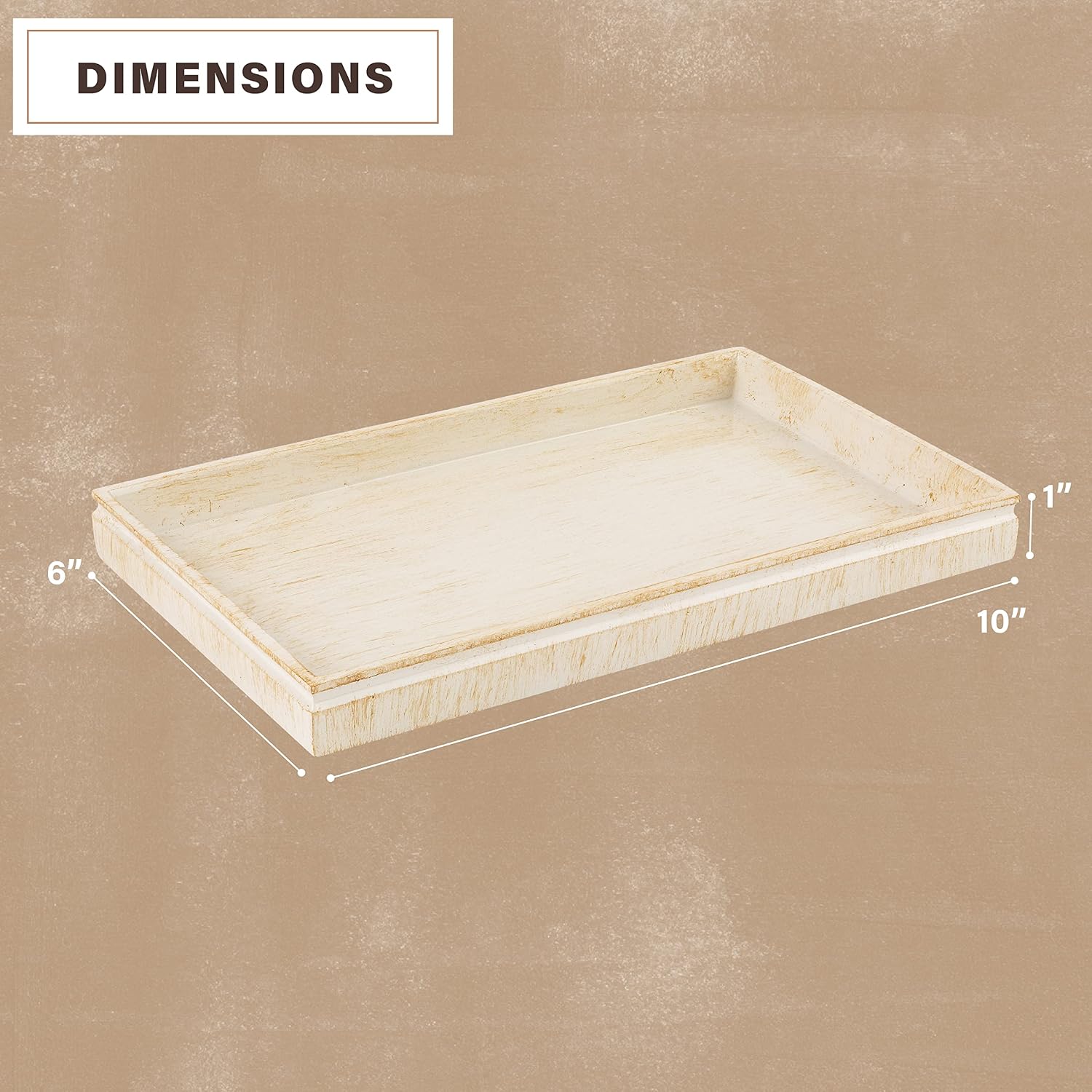 Decor Tray / Decorative Coffee Table Tray / Rustic Luxe