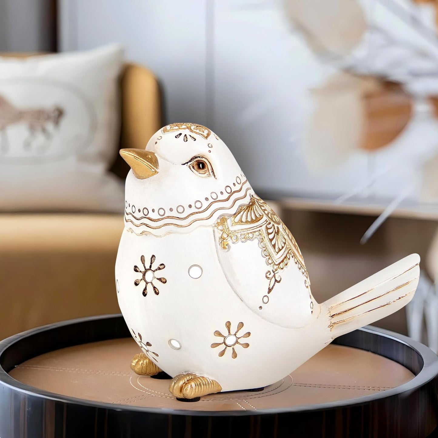 Bird Statue / White