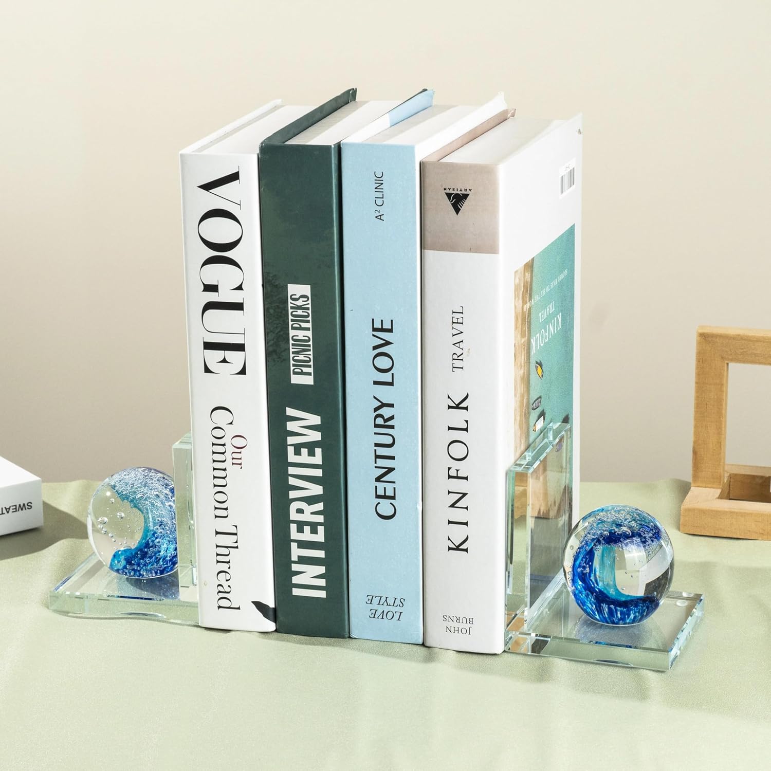 Glass Wave Ball Decor Book
