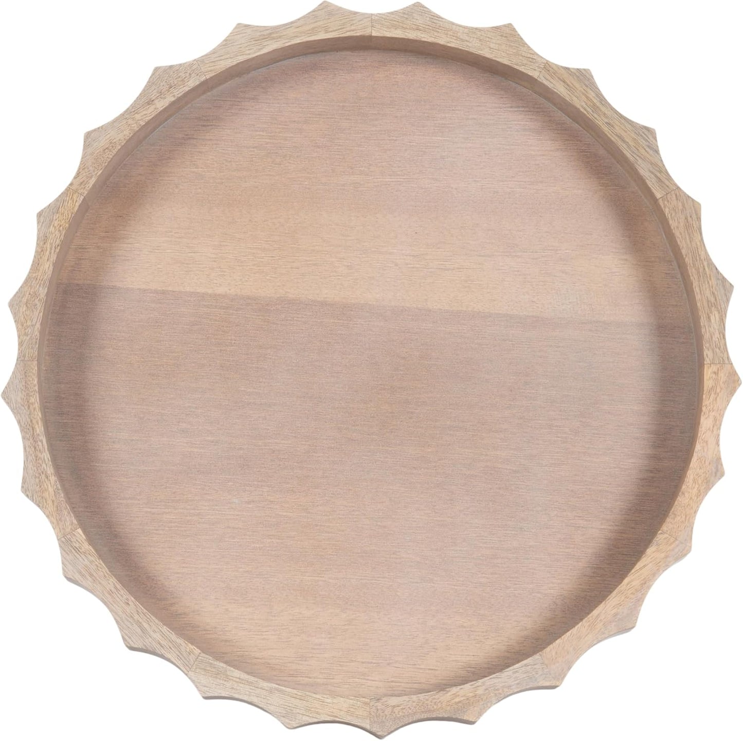 Lissi Decorative Round Tray / Natural / 15 Inch