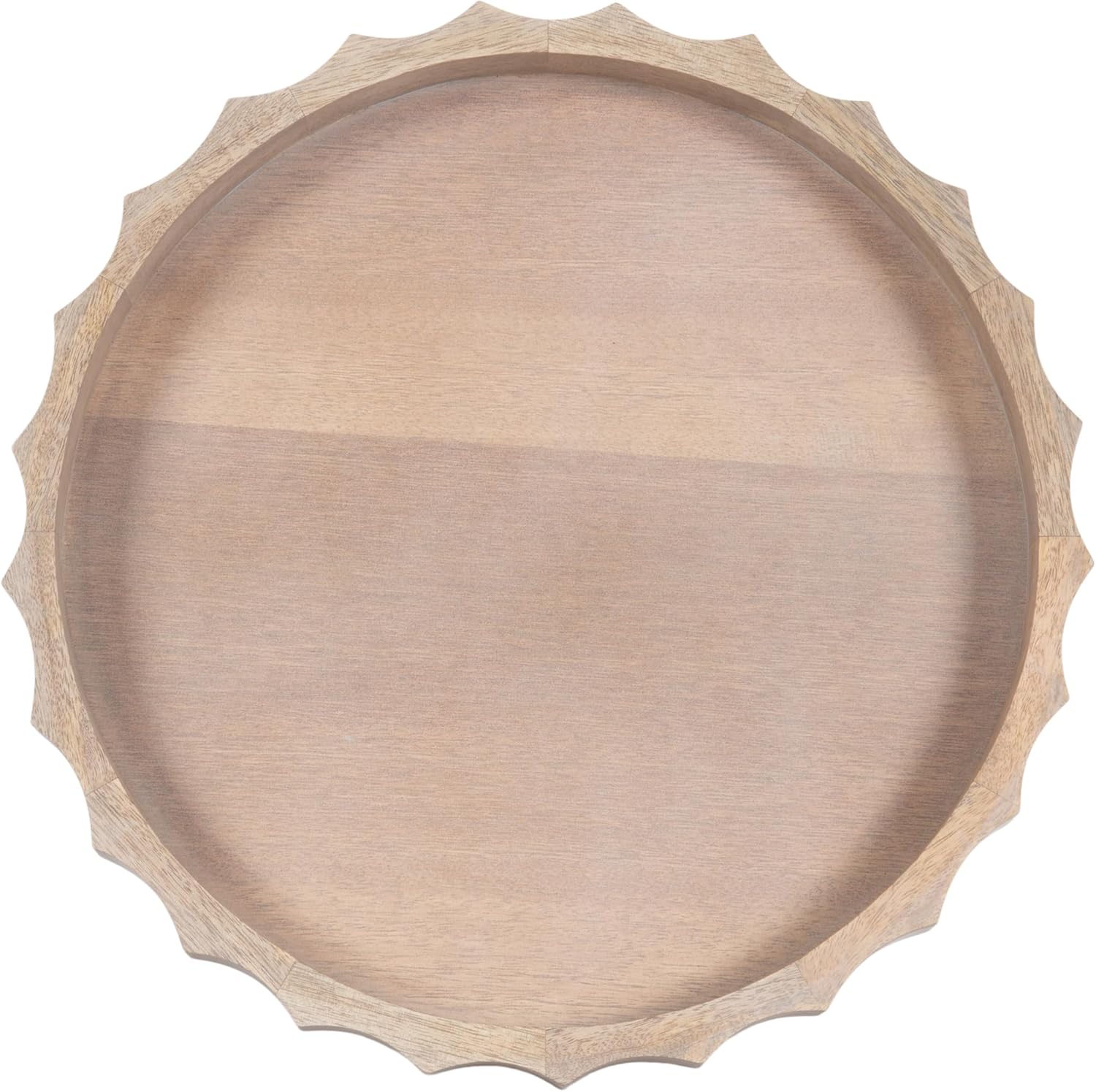 Lissi Decorative Round Tray / Natural / 15 Inch