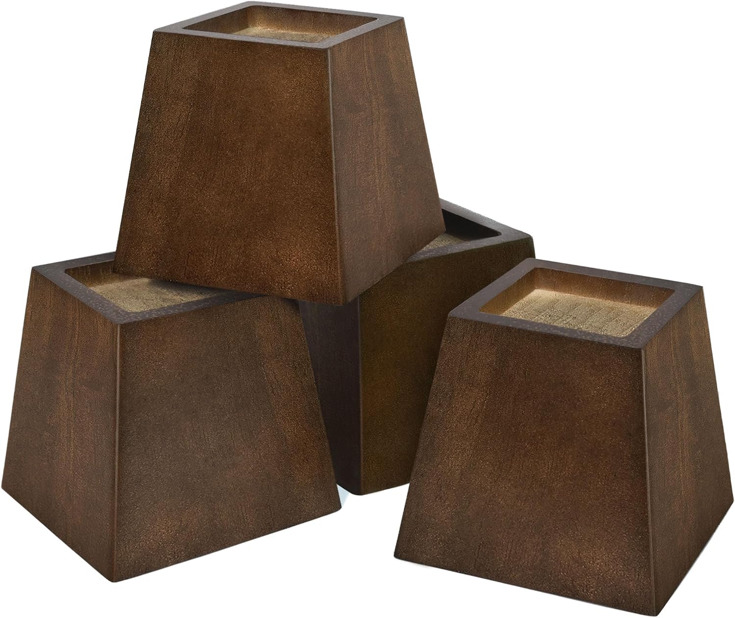 Wood Bed Risers (3 inch Pyramid)