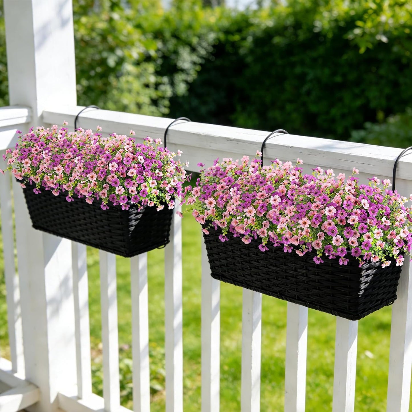 Artificial Fake Plants Flowers / Purple Pink