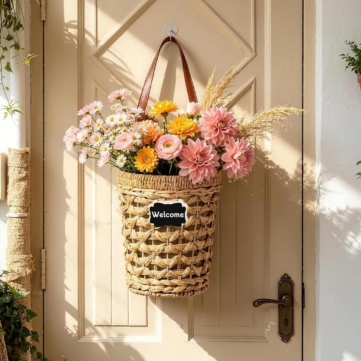Wicker Wall Baskets / Set of 2
