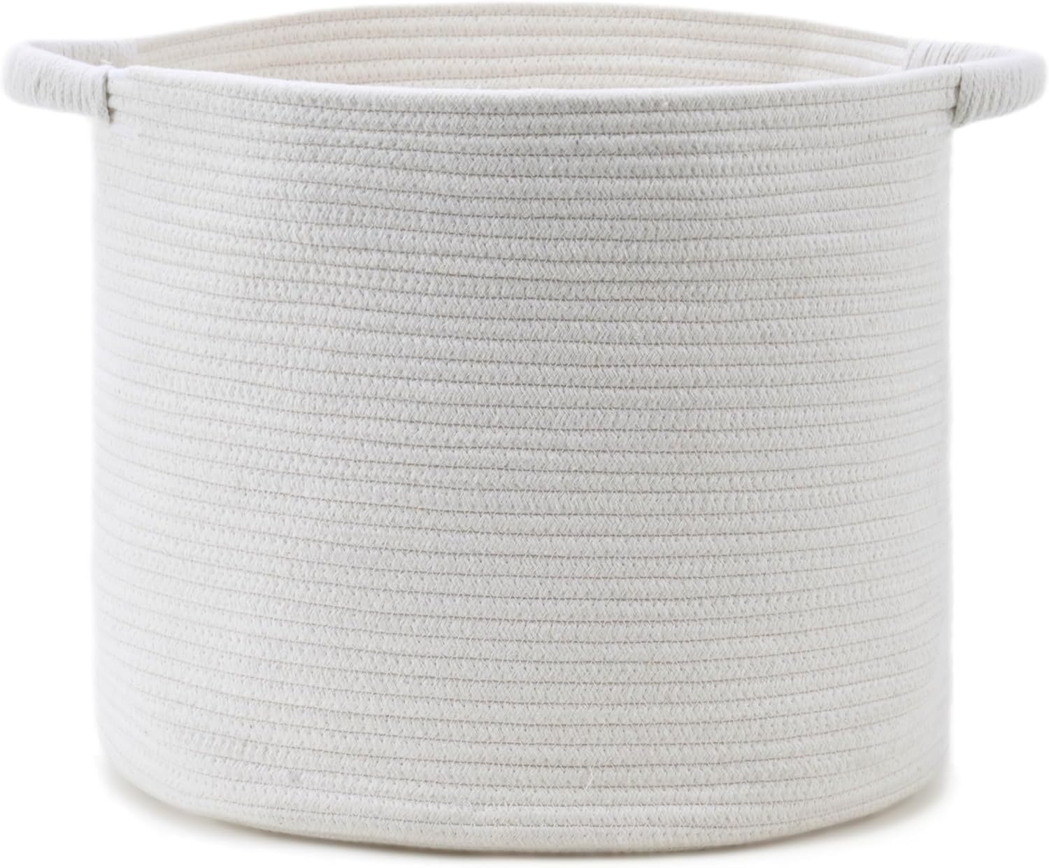 Blanket Basket / Pillows & Laundry / White / 16 x 16 x 14