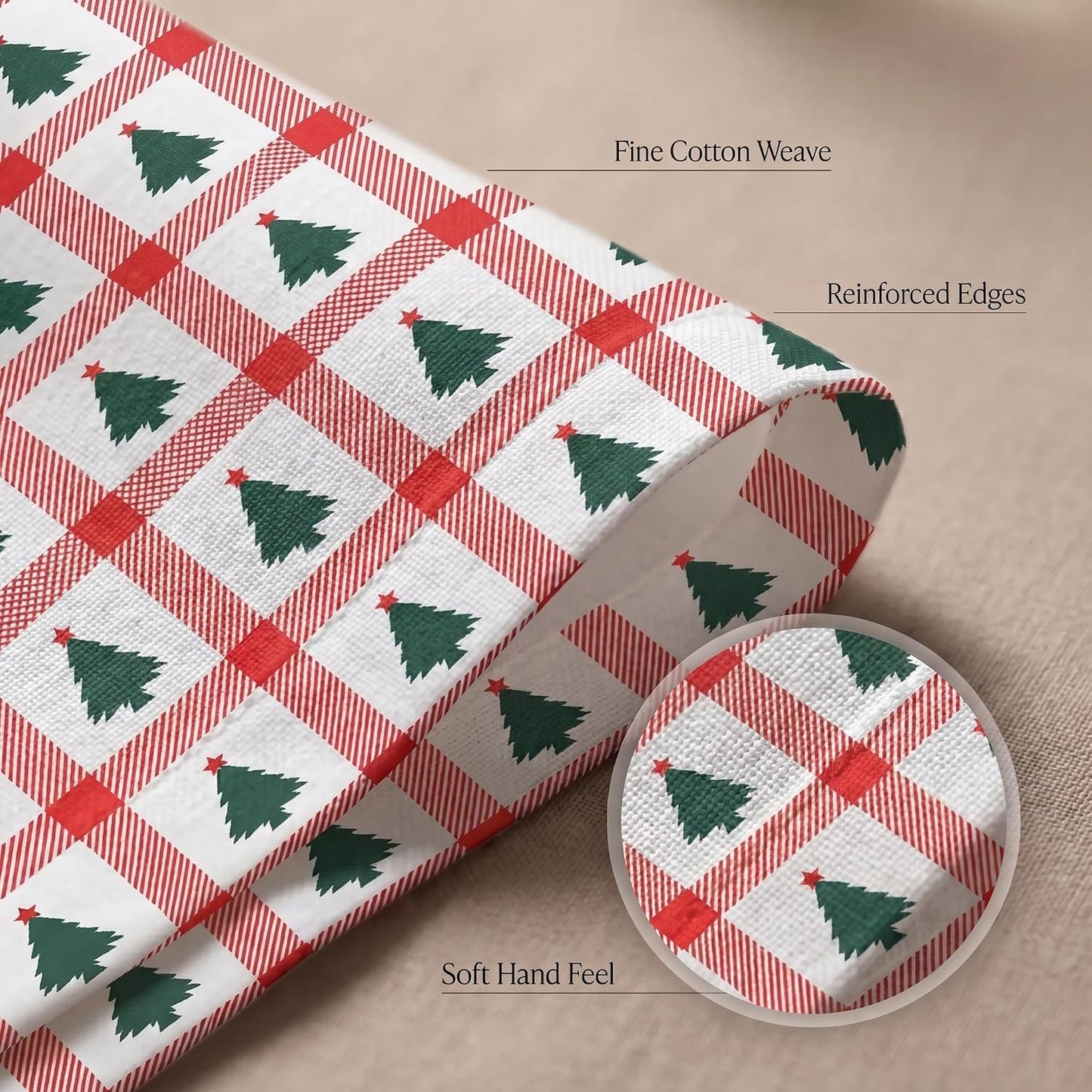 Urban Villa Cloth Napkins Cotton 20x20 (Set of 12) Tree Print