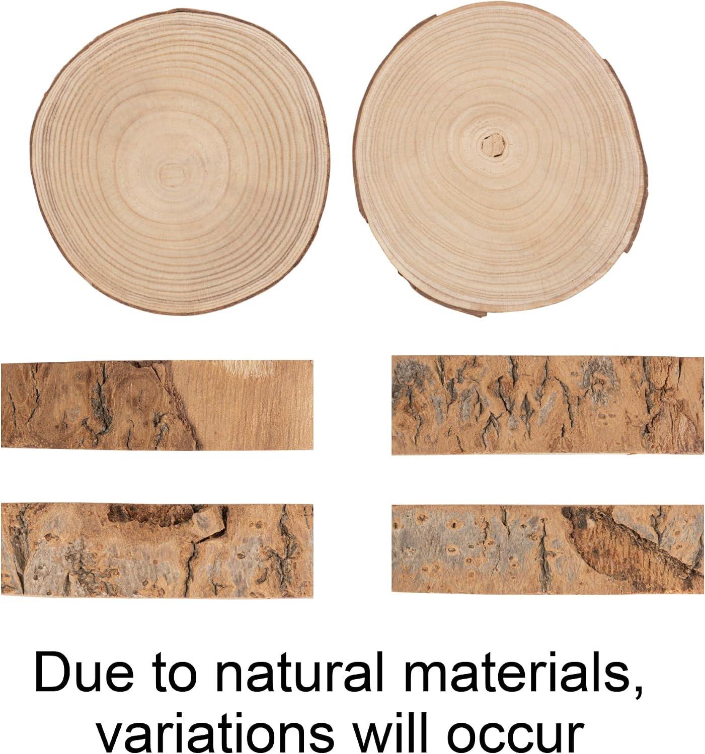 Large Paulownia Wood Pedestal / Raw Finish / Set of 11