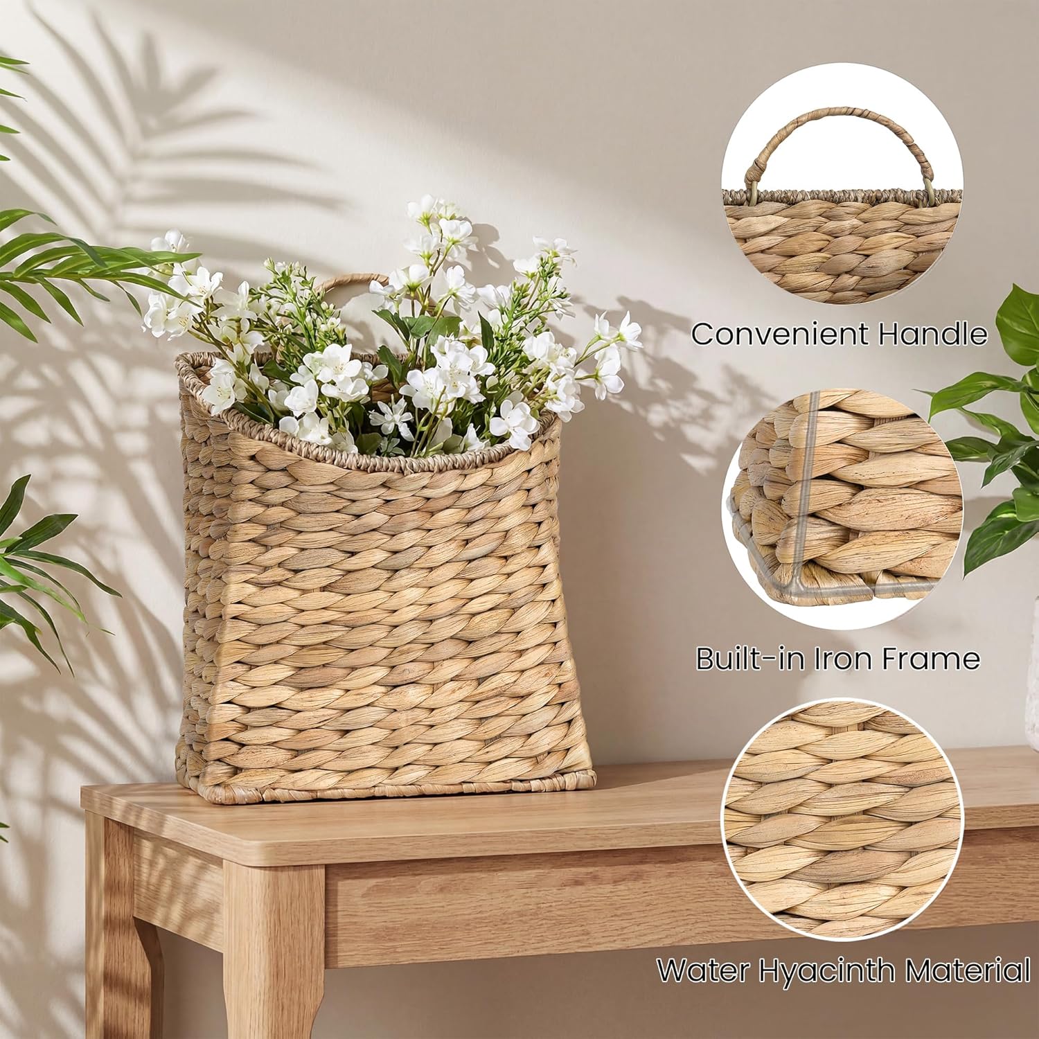 Woven Hanging Basket / Natural