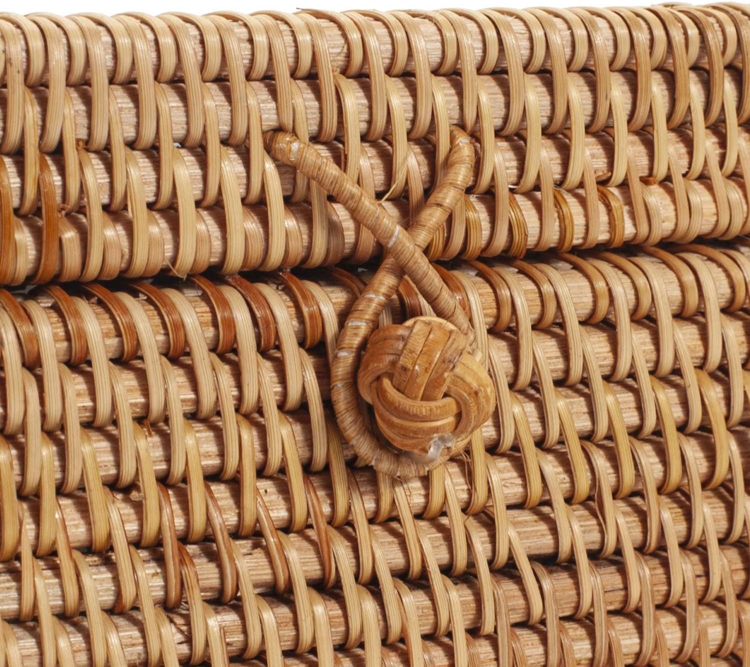 Rattan Square Tissue Box Cover / Natural / 5.7 x 5.7 x 5 / Set of 2