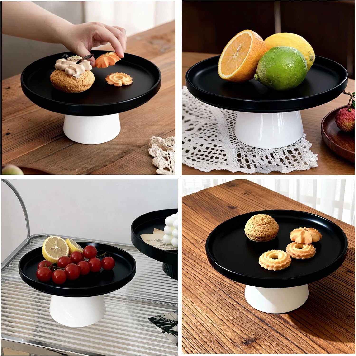 Round Ceramic Tray Decor