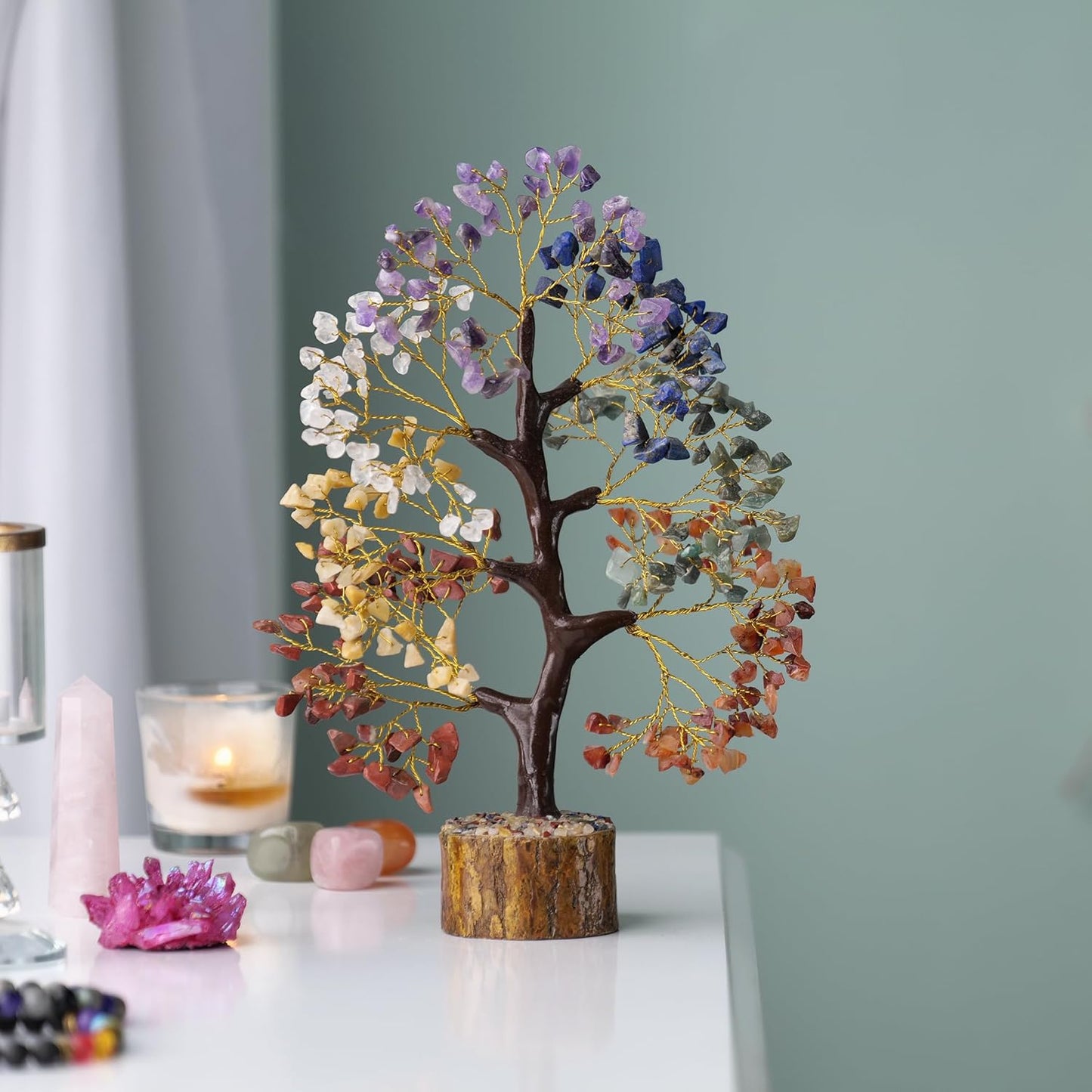 Home Office Decor / Seven Chakra
