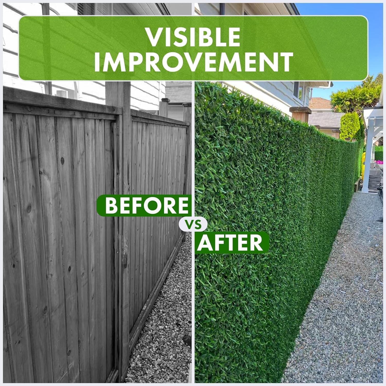 Can Fence Grass Chain Link Fence- Galvanized Wire UV Protected- Privacy Fence / 3.94' x 10