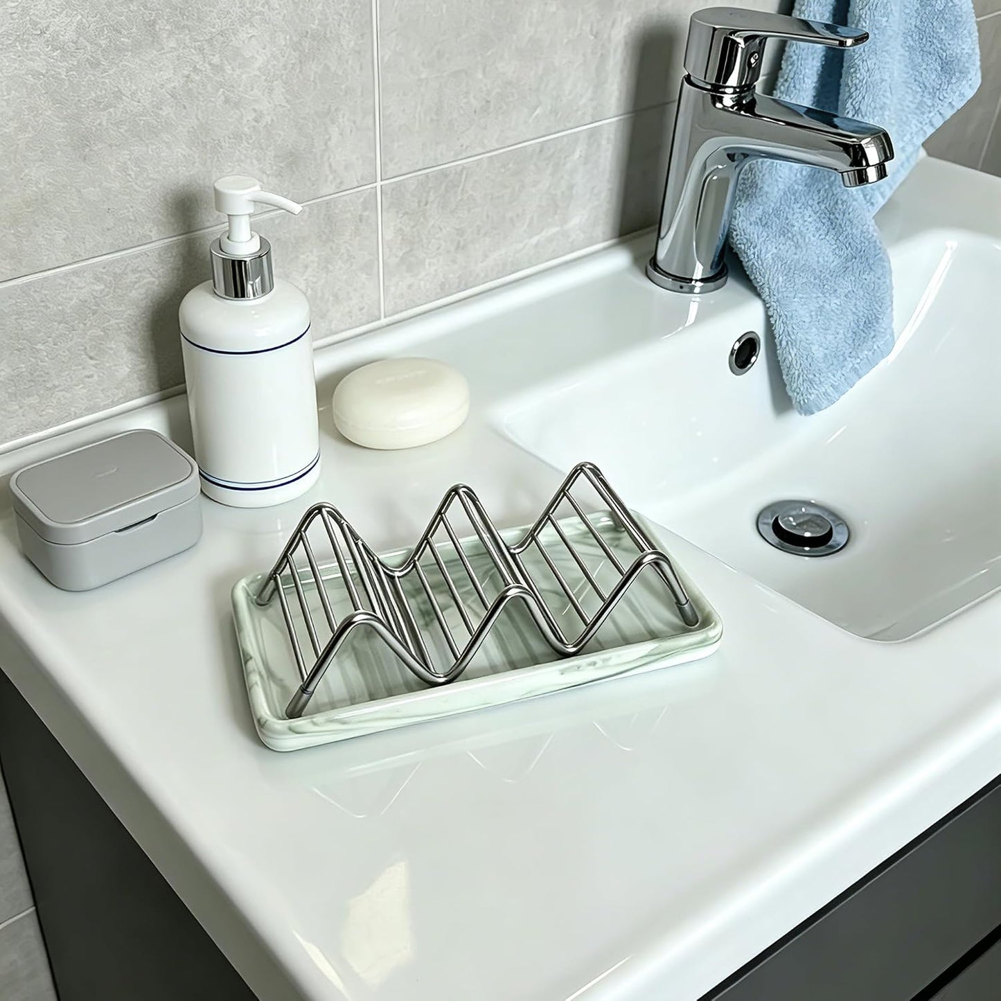 Ceramic Dish Tray / Green