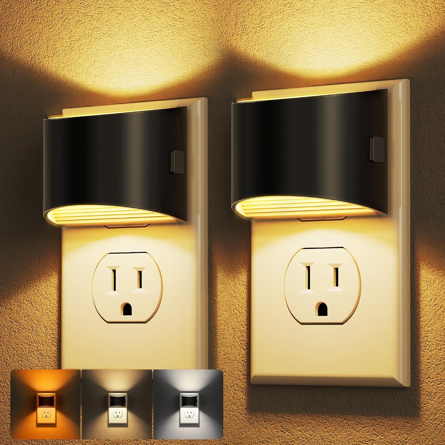 DORESshop Night Light, Night Lights Plug into Wall, Adjustable, 3CCT