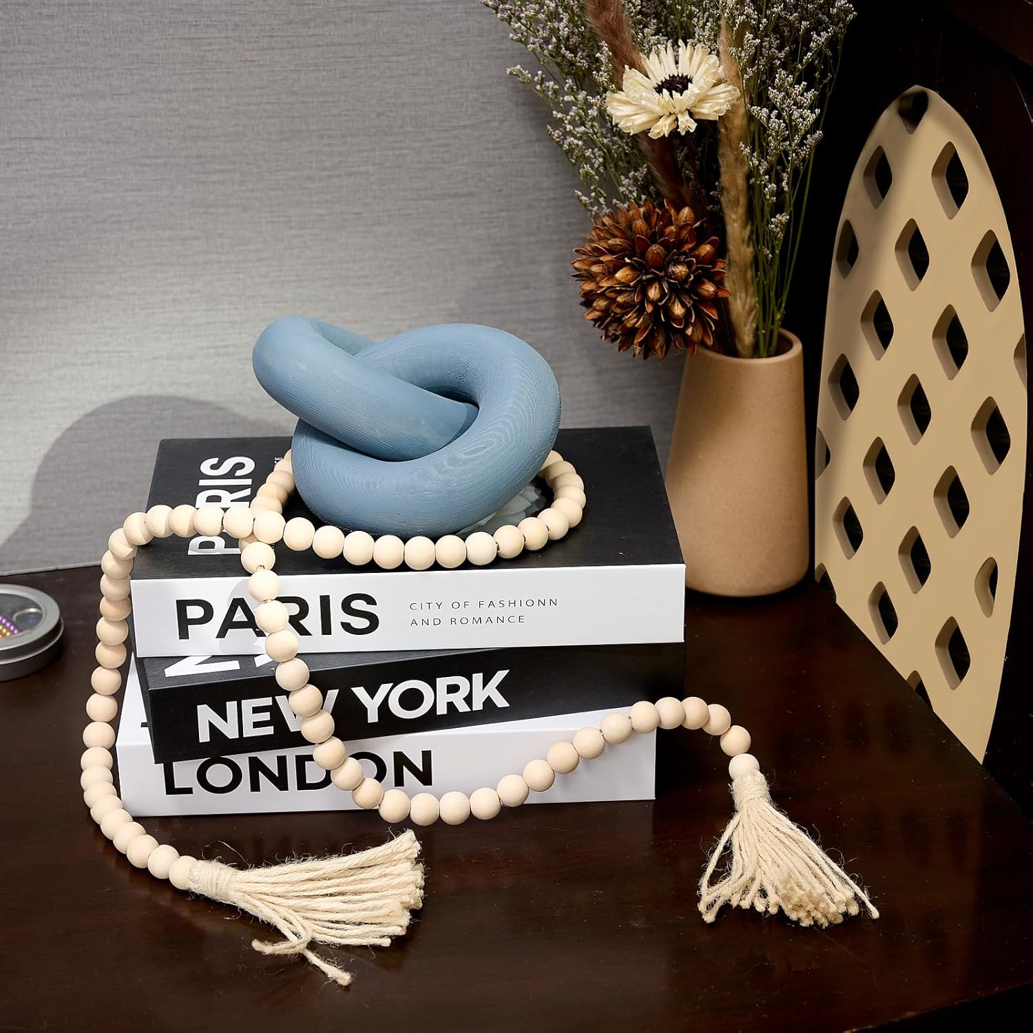 Wood Knot Decor Chain Link