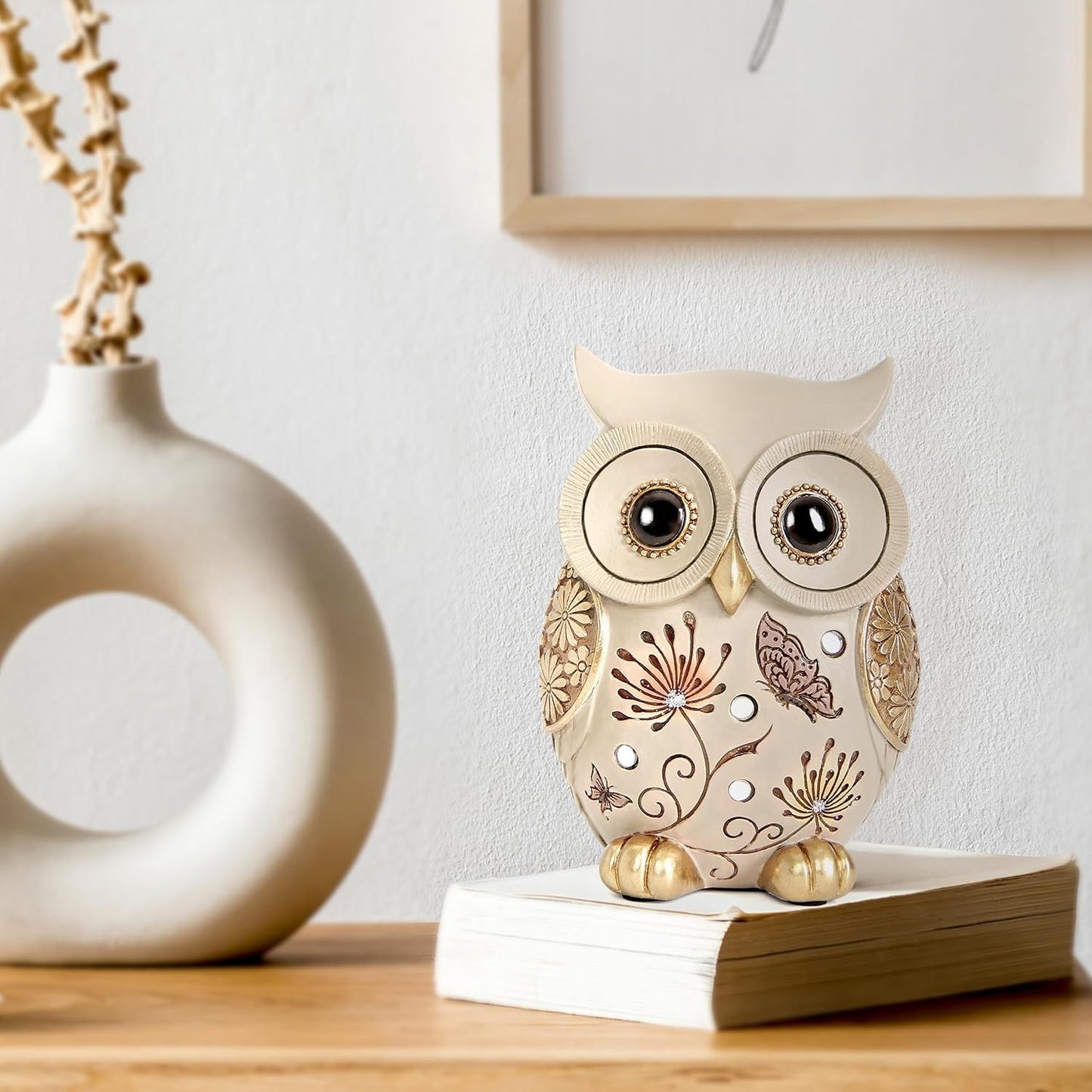 Owl Statue / Office Table and Living Rooms / Colorful